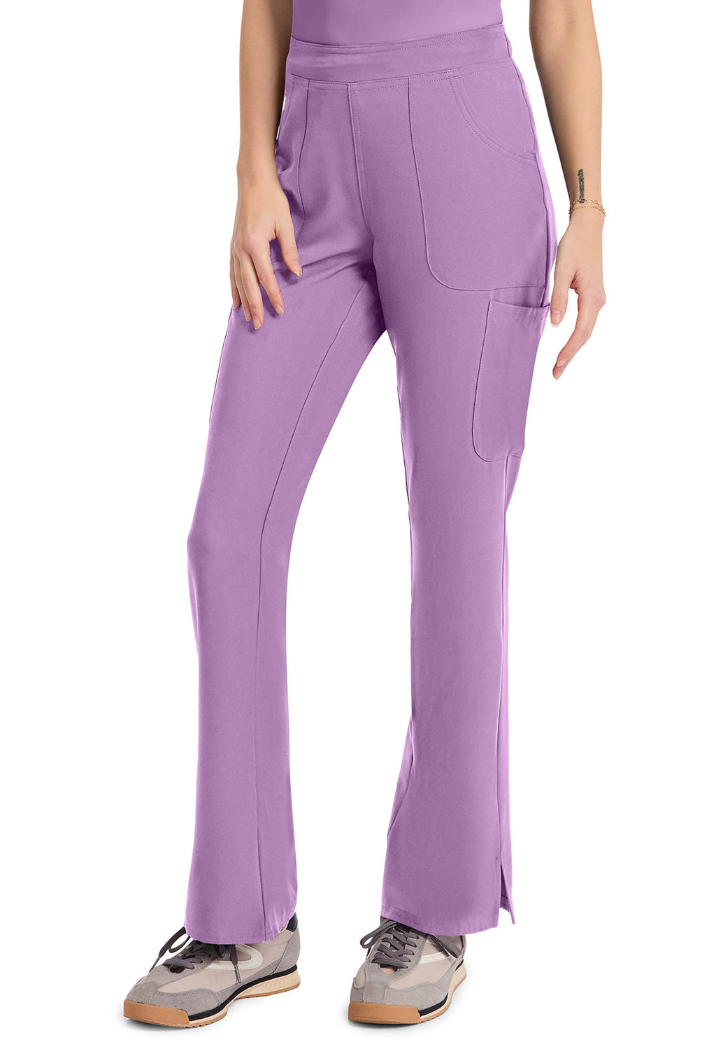 Insight MC010 Women's Mid Rise Flare Leg Scrub Pants Lilac