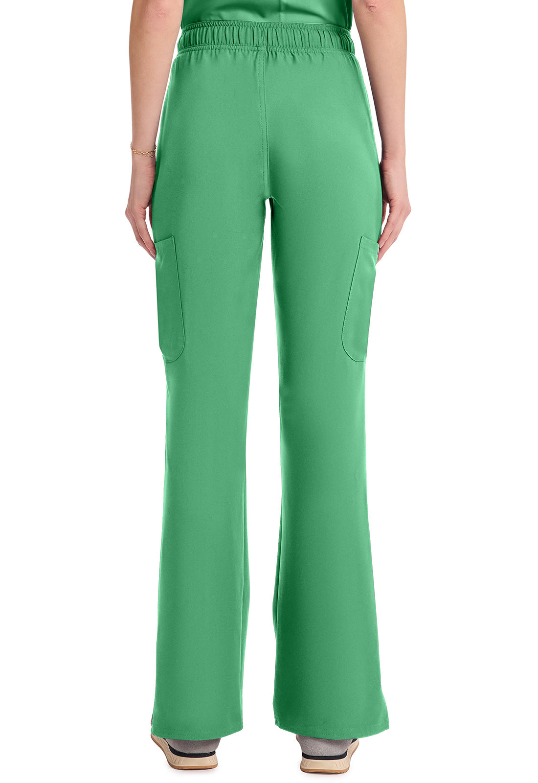 Insight MC010 Women's Mid Rise Flare Leg Pants Mint Julep