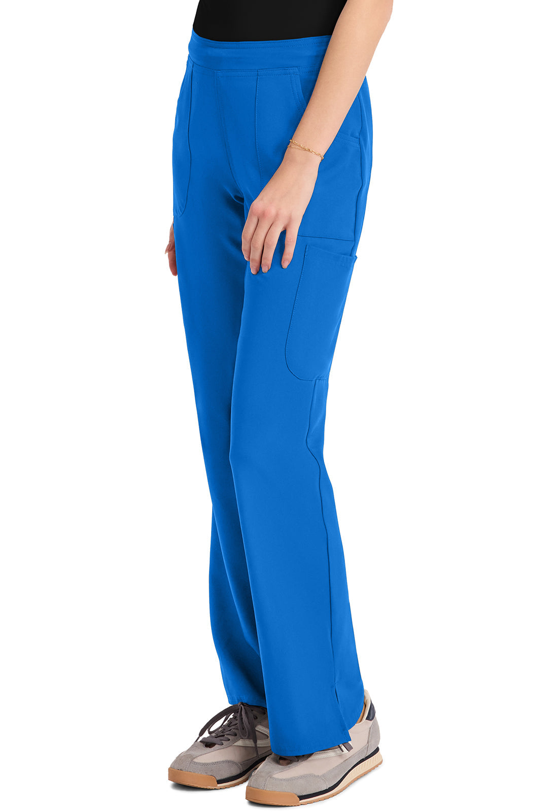 Insight MC010 Women's Mid Rise Flare Leg Pants Royal Image