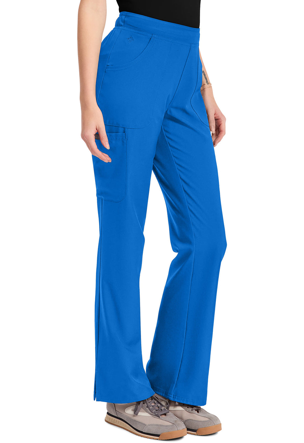 Insight MC010 Women's Mid Rise Flare Leg Pants Royal Image
