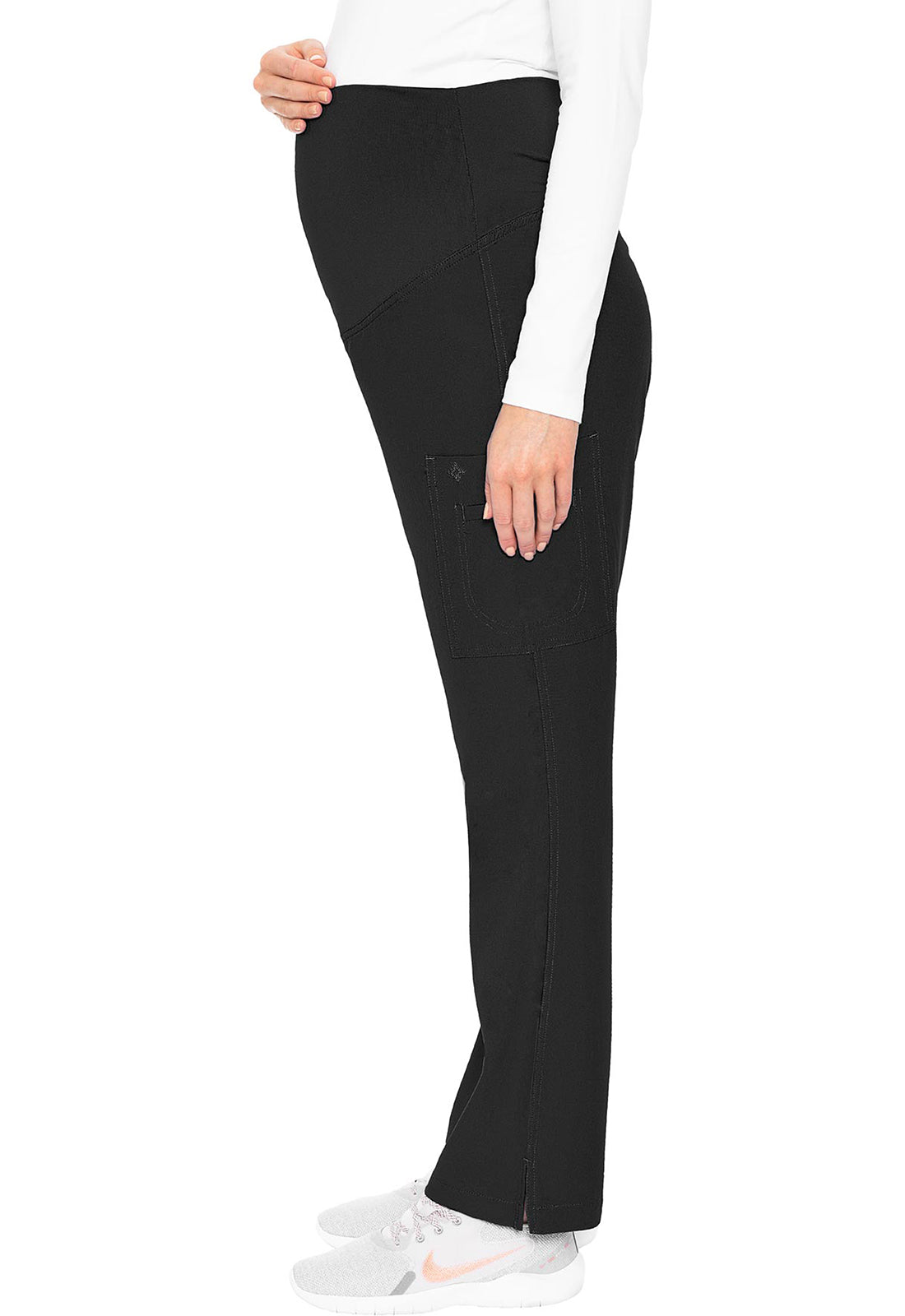 Touch MC028 Women's Maternity Scrub Pants Black