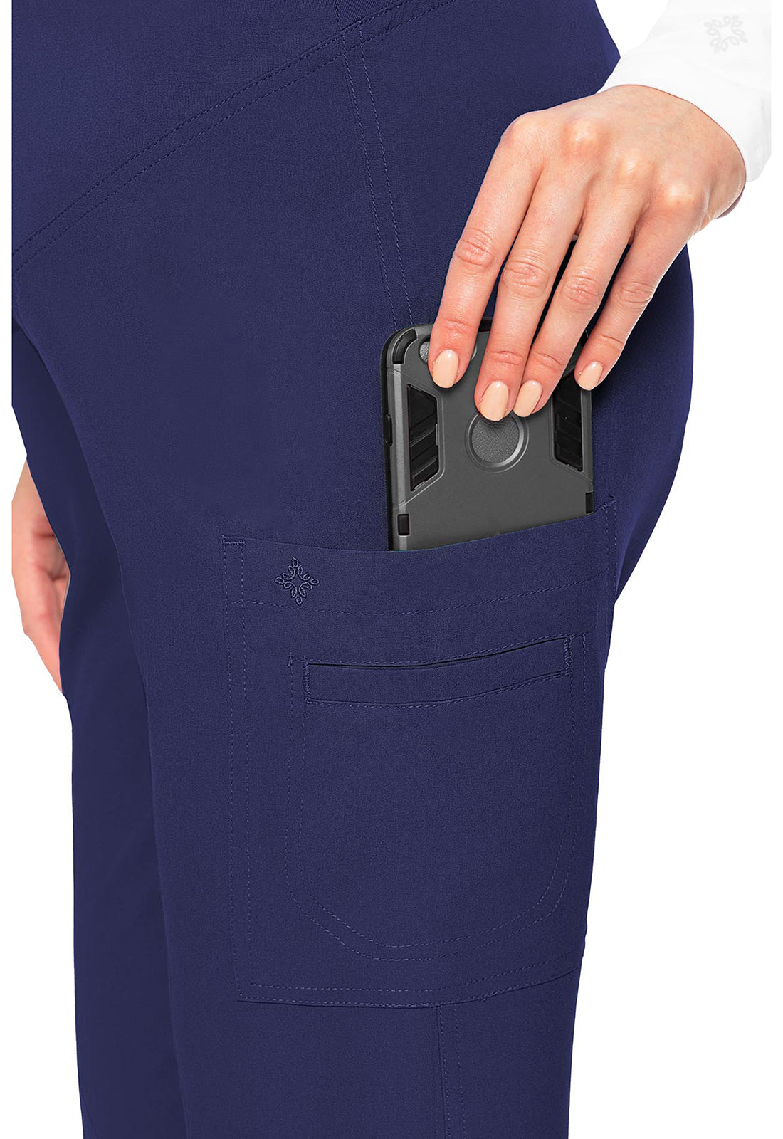 Touch MC028 Women's Maternity Scrub Pants Navy