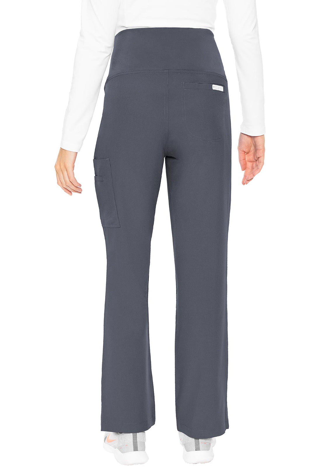 Touch MC028 Women's Maternity Scrub Pants Pewter