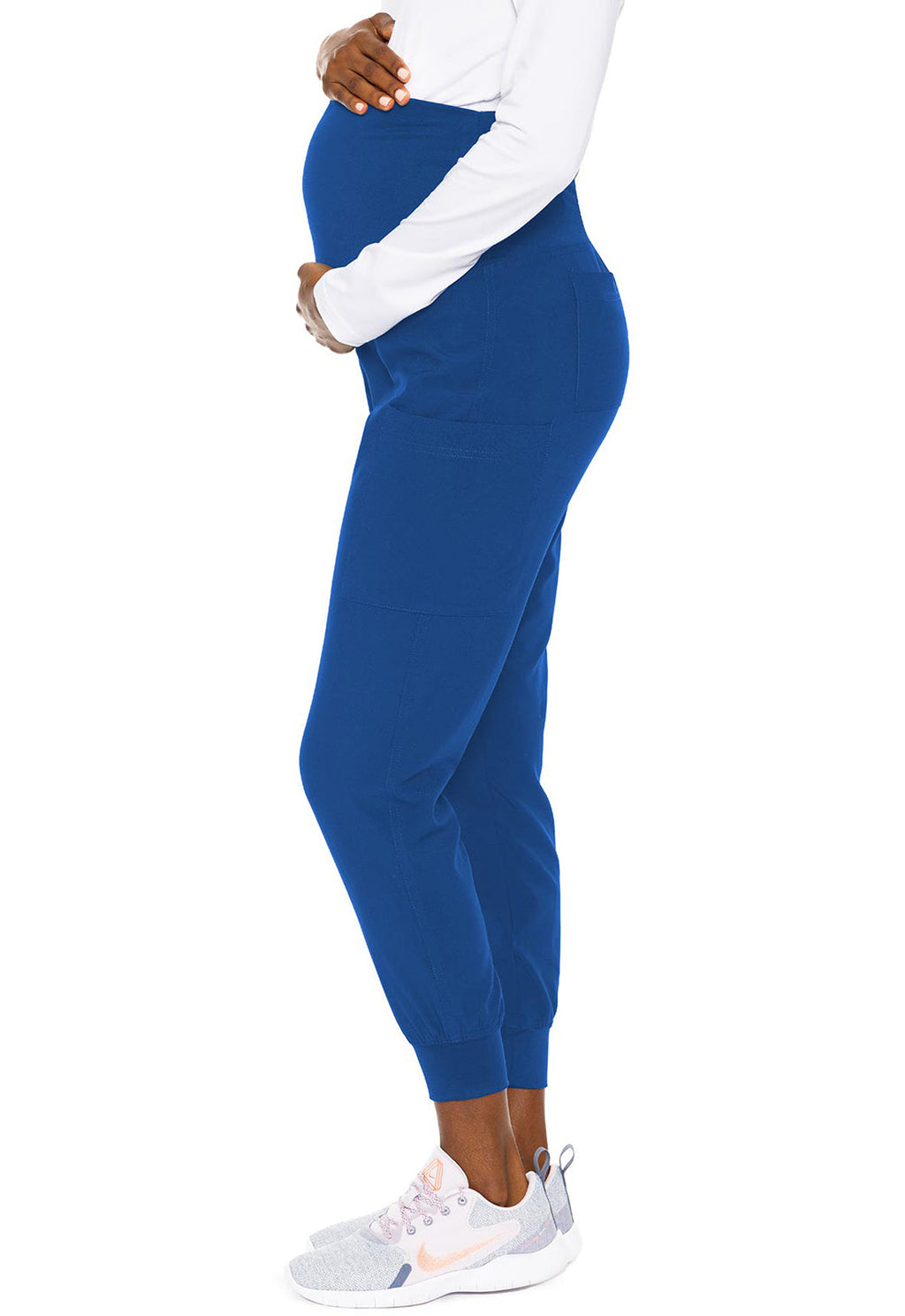 Touch MC029 Women's Maternity Scrub Joggers Royal