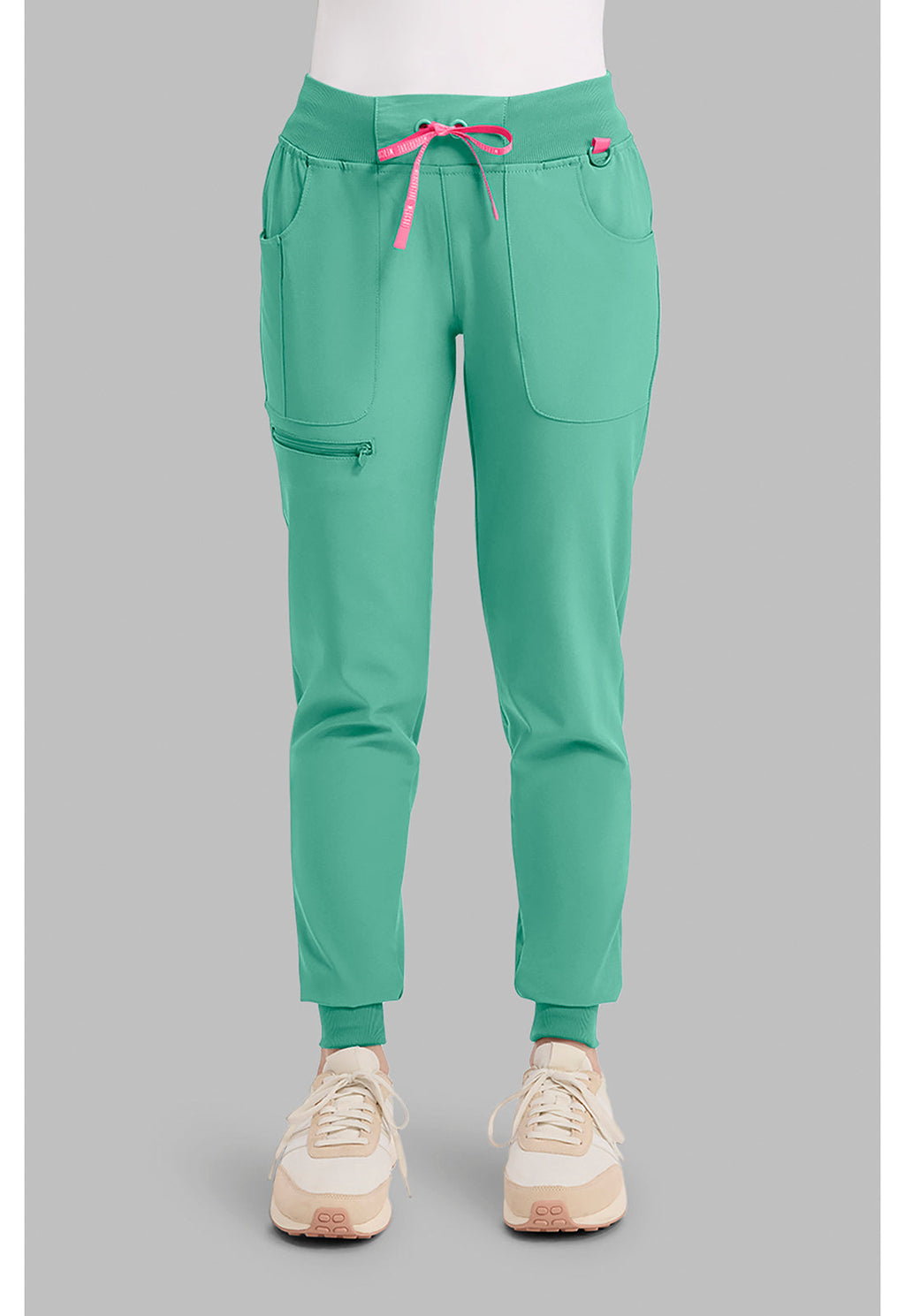 Amp MC102 Women's Mid Rise Scrub Joggers Mint Condition