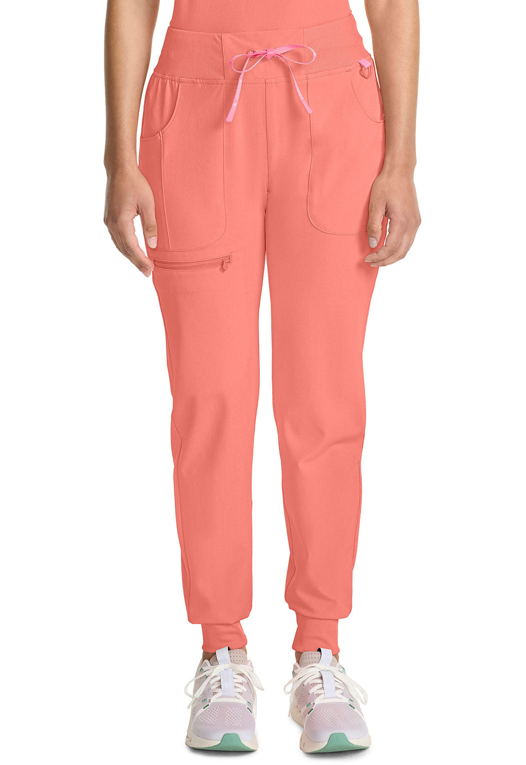 Amp MC102 Women's Mid Rise Scrub Joggers Coral Fusion
