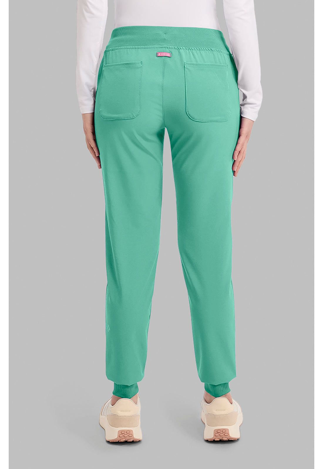 Amp MC102 Women's Mid Rise Scrub Joggers Mint Condition