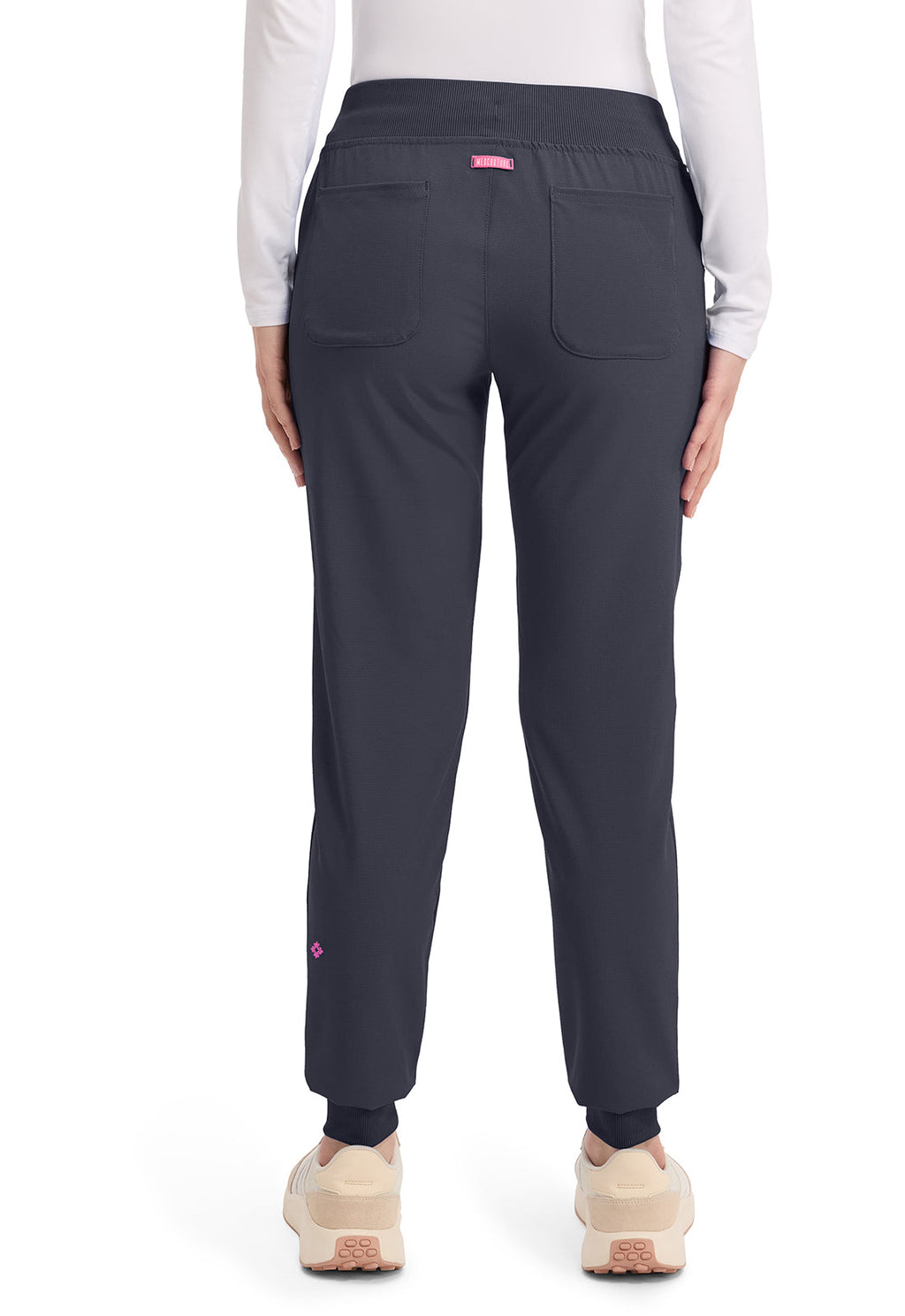 Amp MC102 Women's Mid Rise Scrub Joggers Pewter
