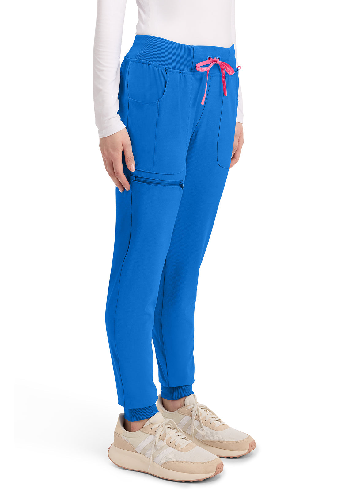 Amp MC102 Women's Mid Rise Scrub Joggers Royal