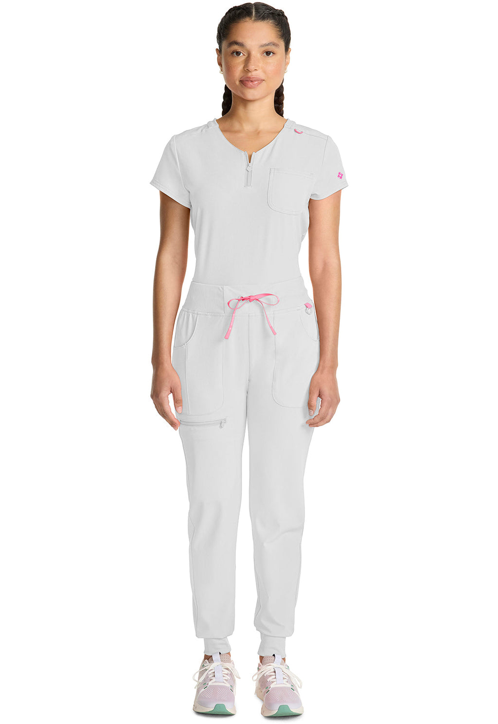 AMP MC102 Mid Rise Jogger White Image