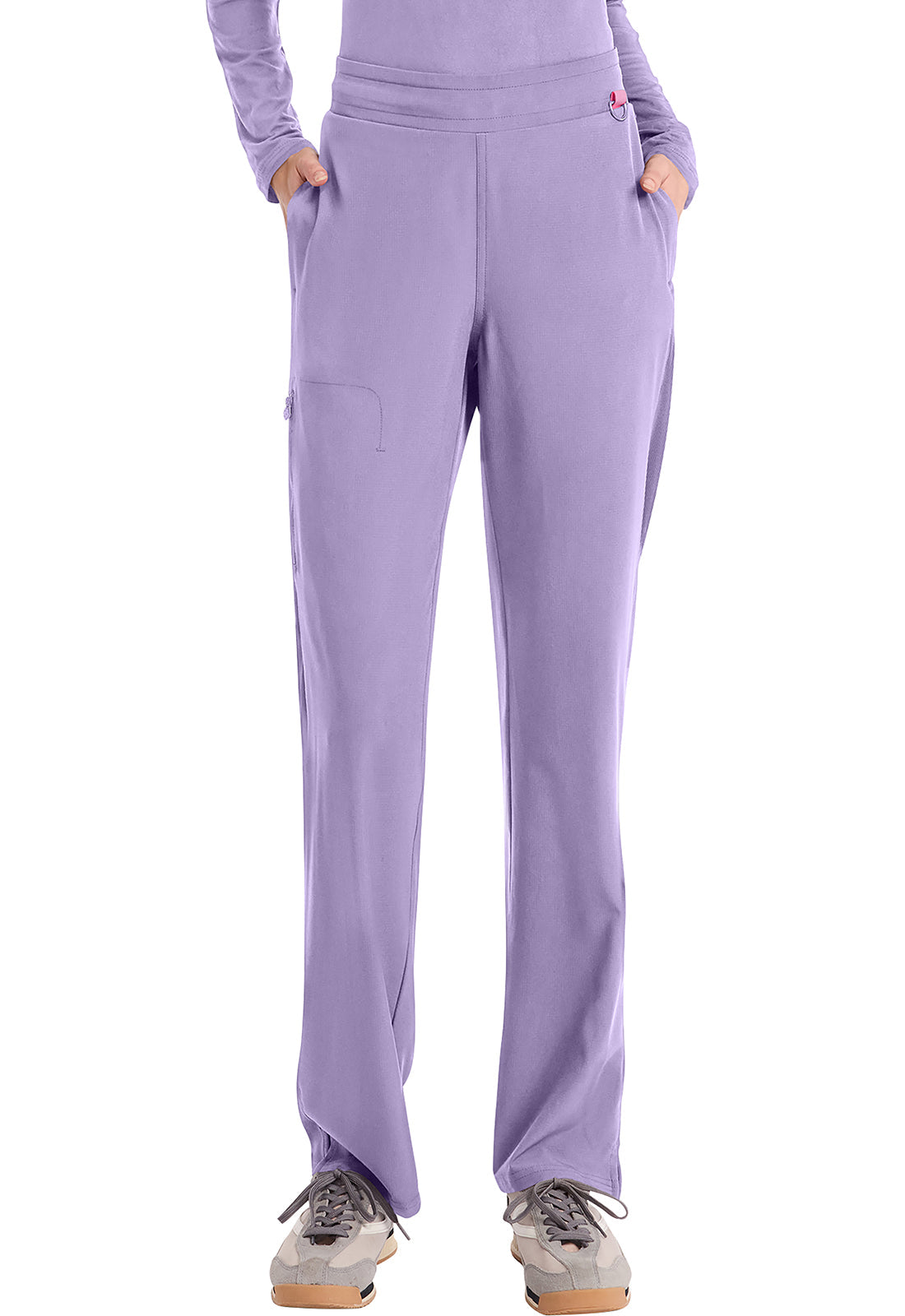 AMP MC103 Women's Straight Leg Pull-On Pants Digital Lavender Image