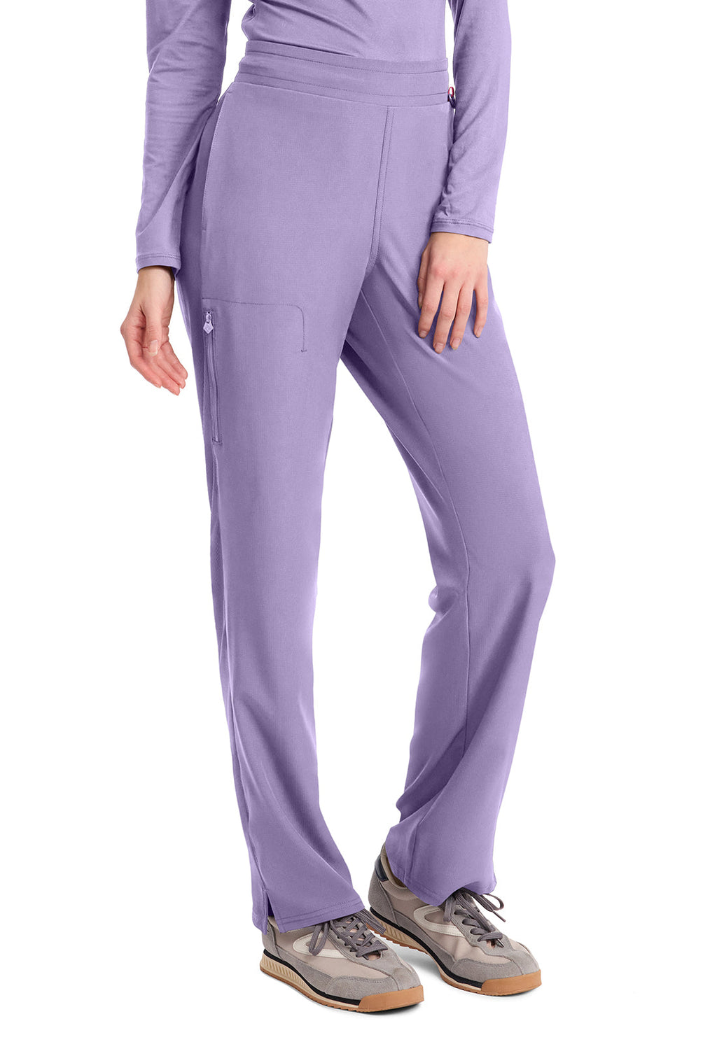 AMP MC103 Women's Straight Leg Pull-On Pants Digital Lavender Image
