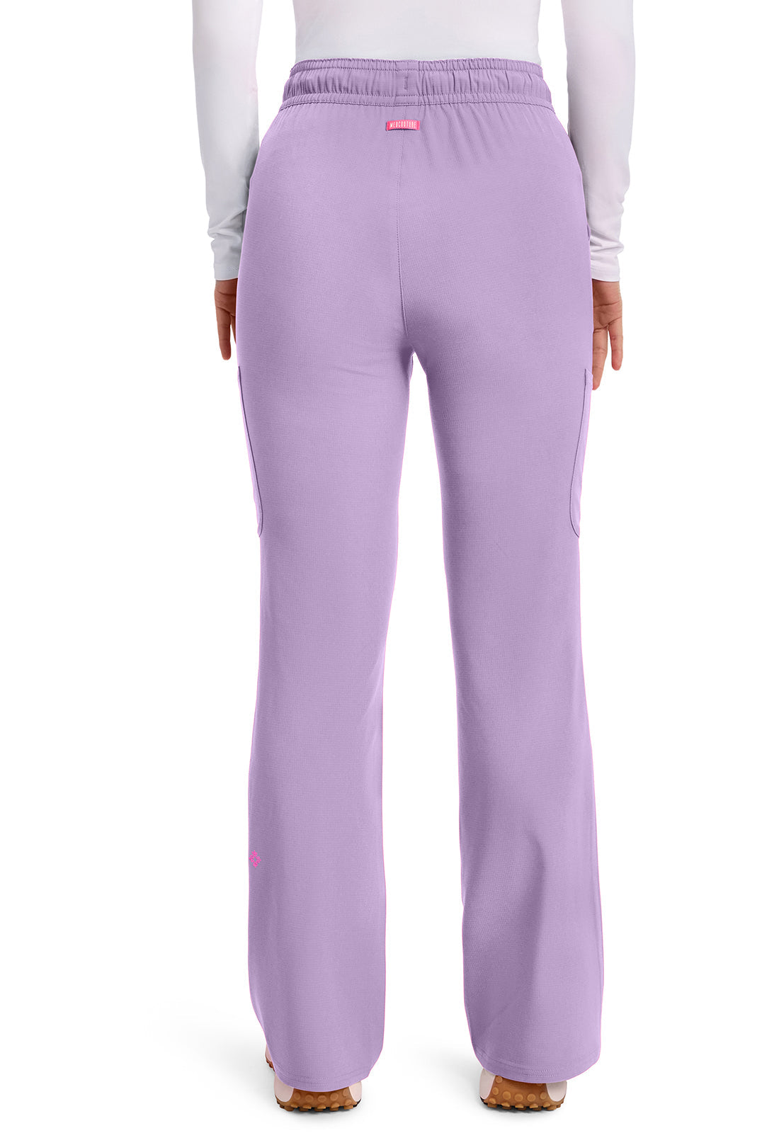 AMP MC104 Women's High Rise 4-Pocket Flare Pants Digital Lavender