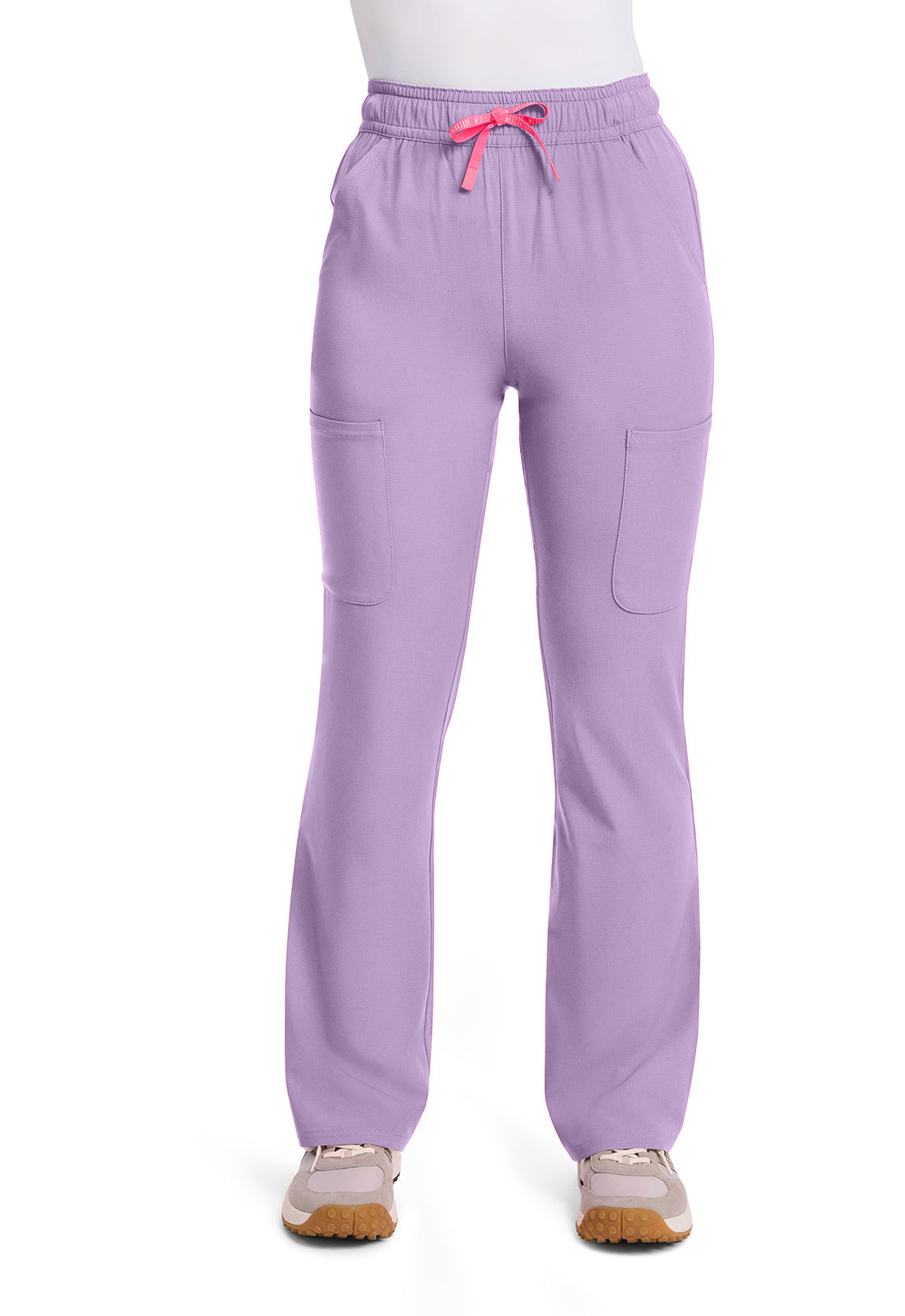 AMP MC104 Women's High Rise 4-Pocket Flare Pants Digital Lavender