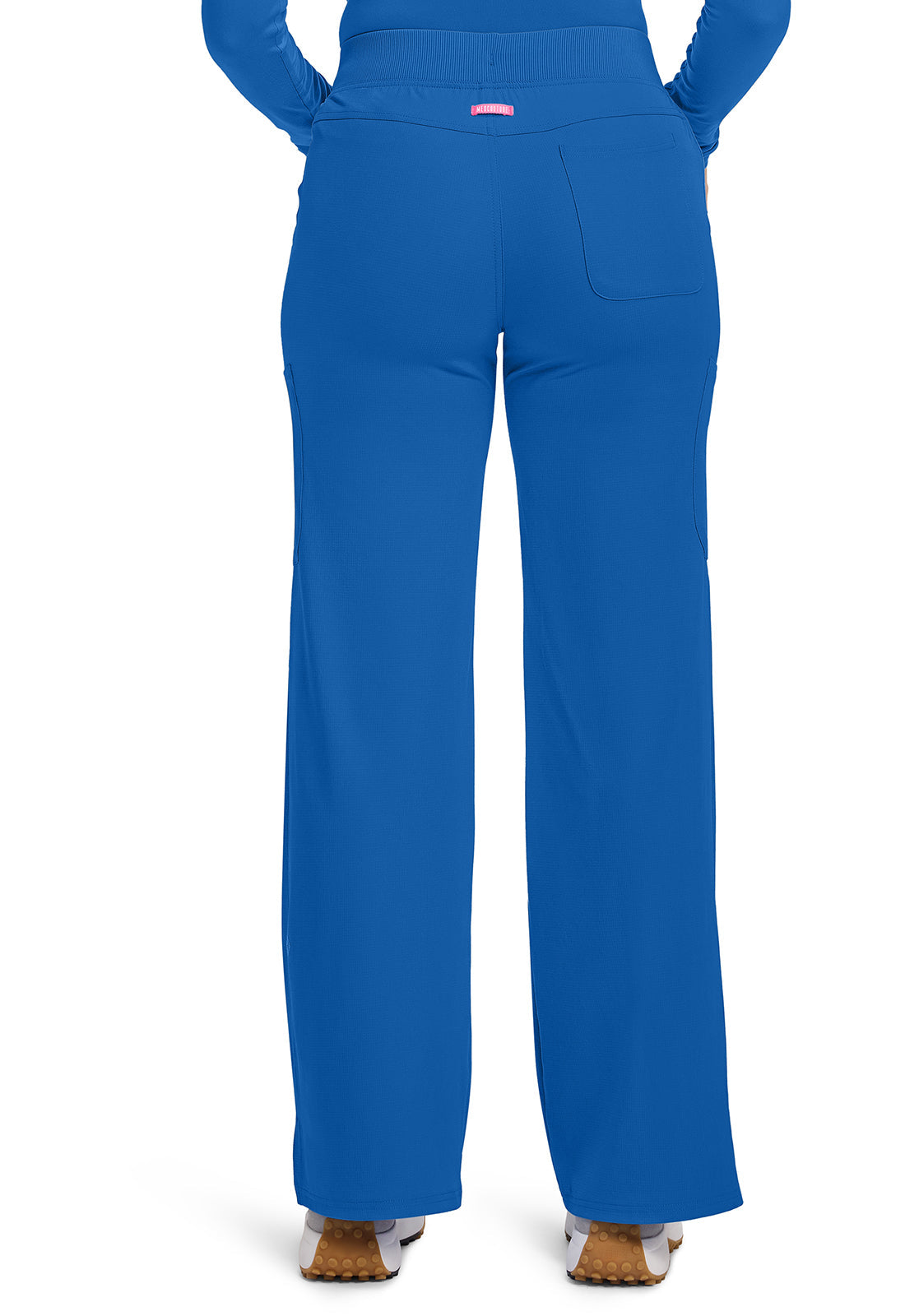 Amp MC109 Women's Wide Leg Pull On Scrub Pants Royal