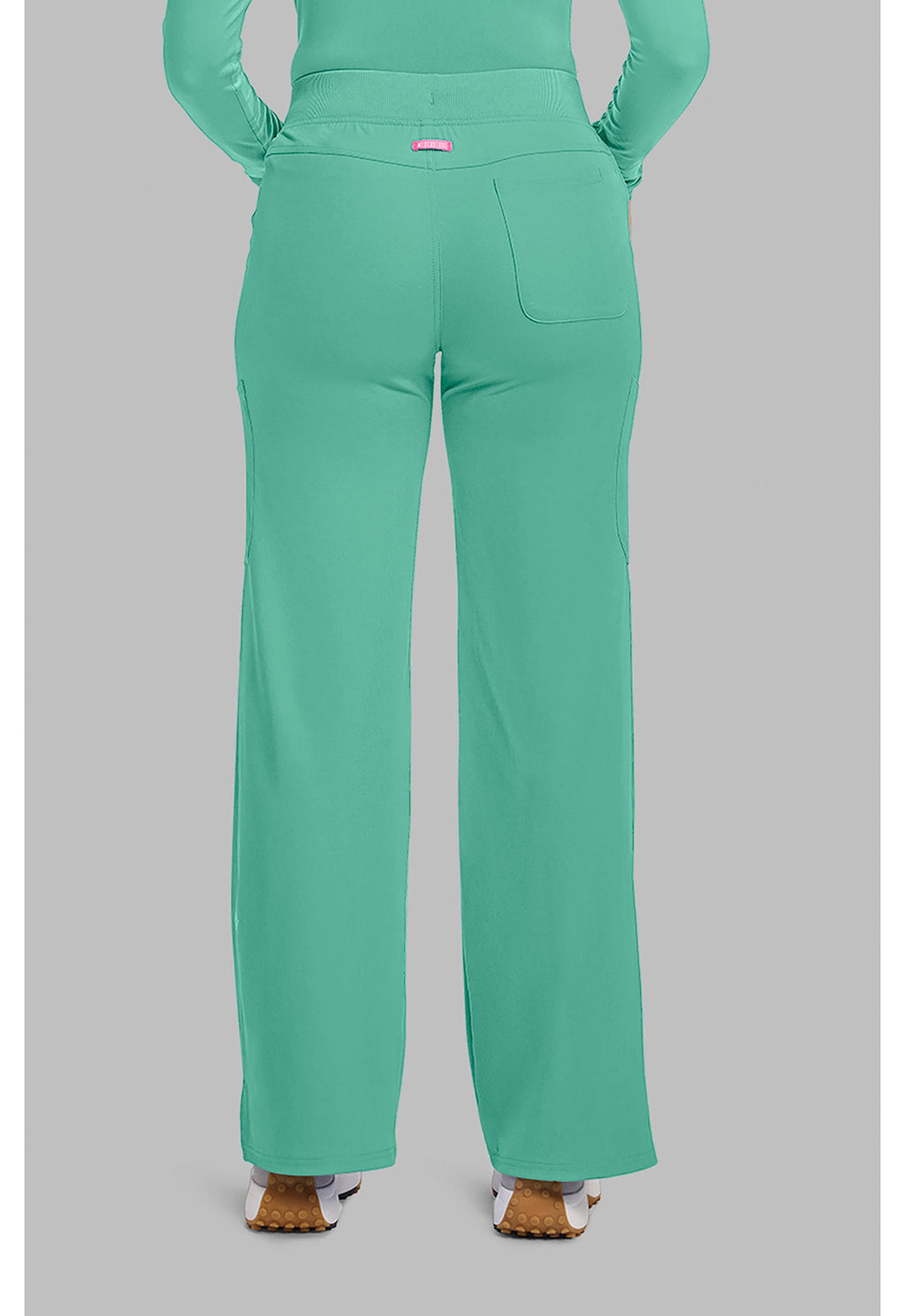 Amp MC109 Women's Wide Leg Pull On Scrub Pants Mint Condition