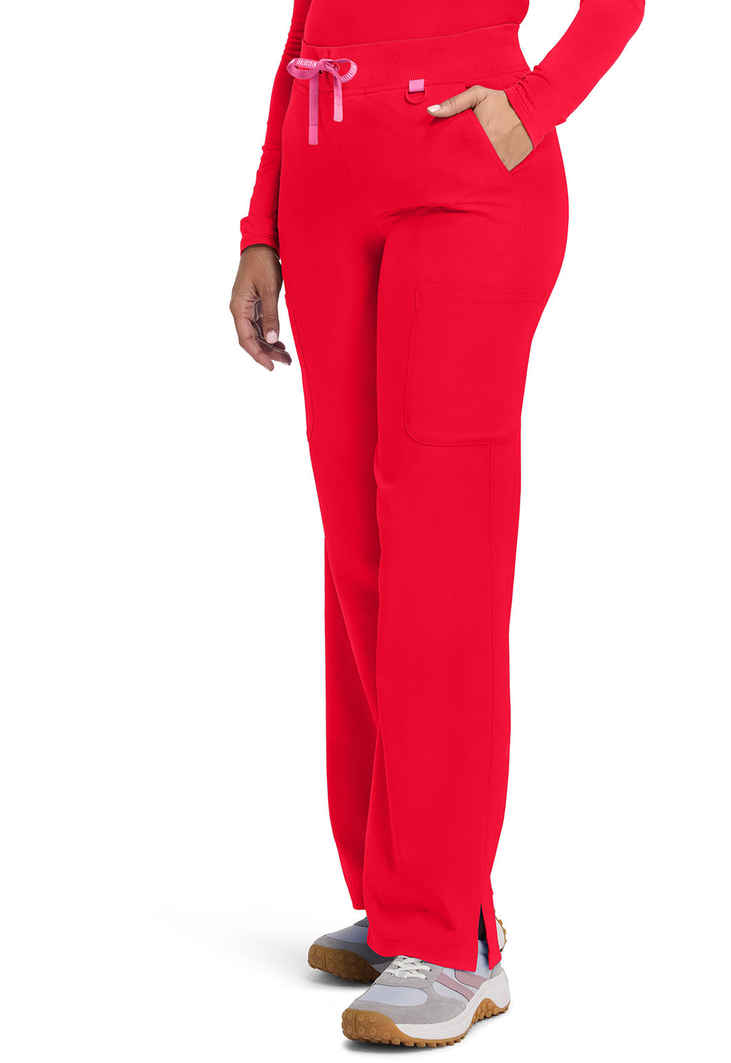 Amp MC109 Women's Wide Leg Pull On Scrub Pants Solar Flare