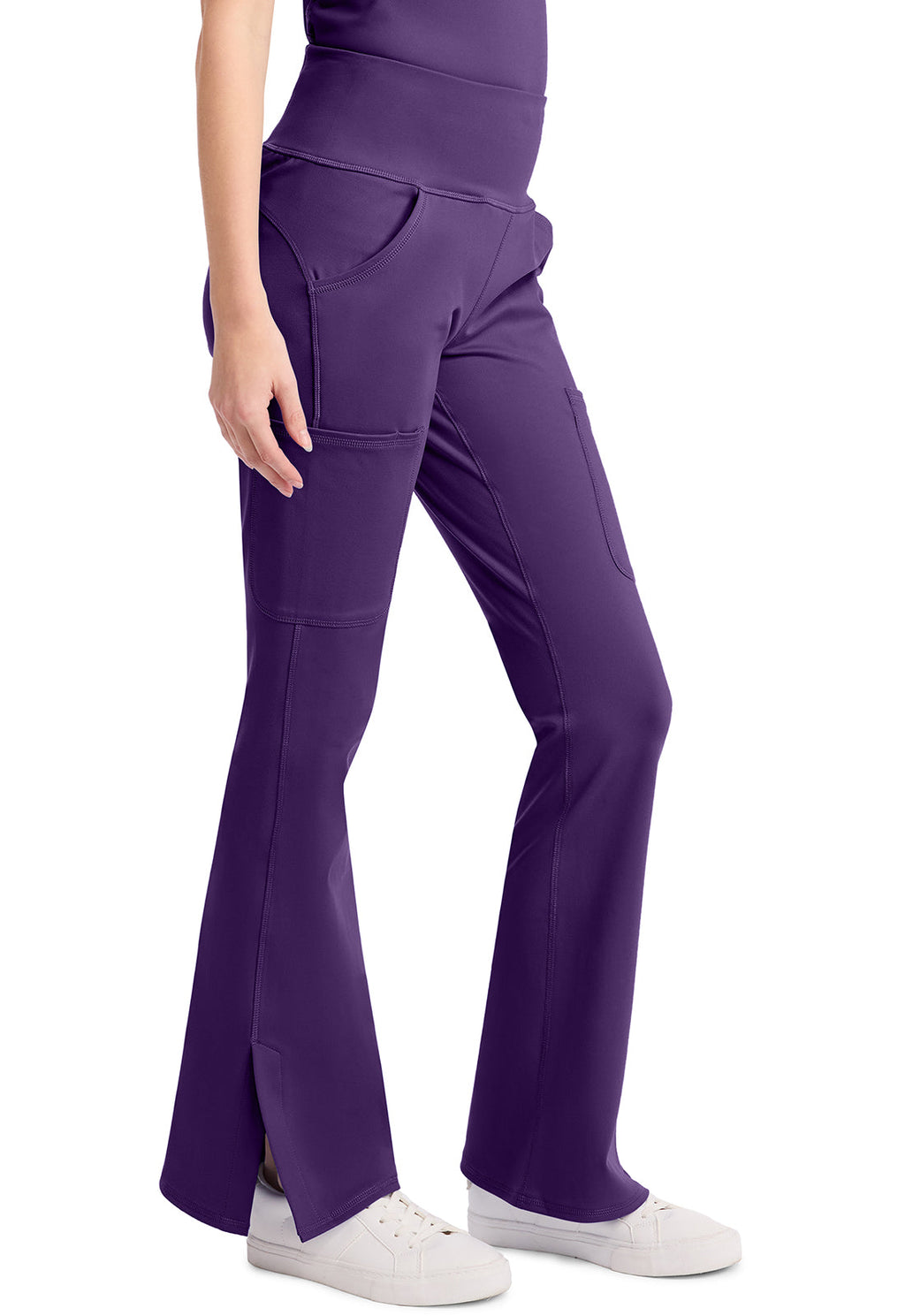 AMP Knit MC150 Flare Leg Yoga Pants Galactic Purple