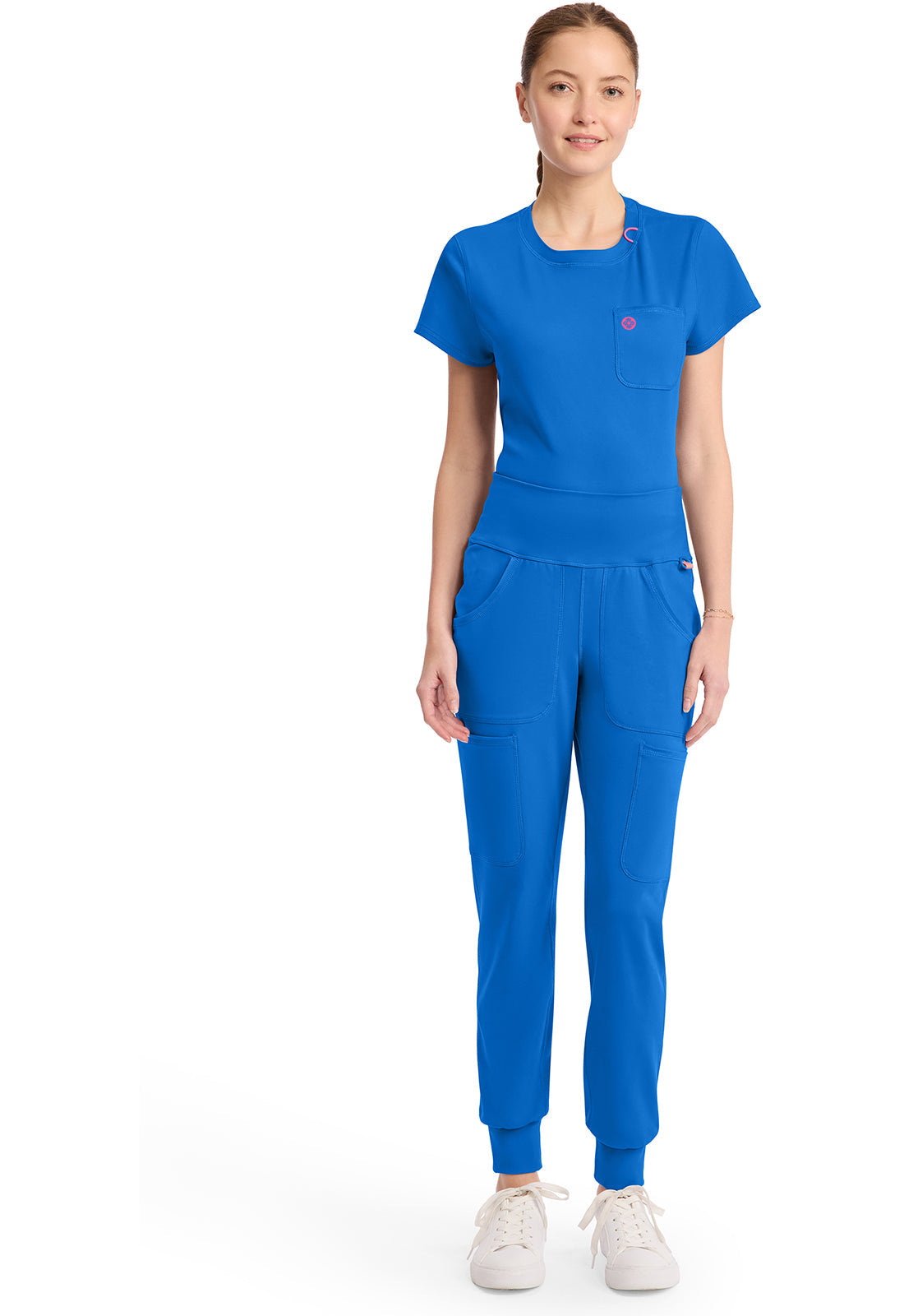 AMP Knit MC152 Wide Waistband Jogger Royal