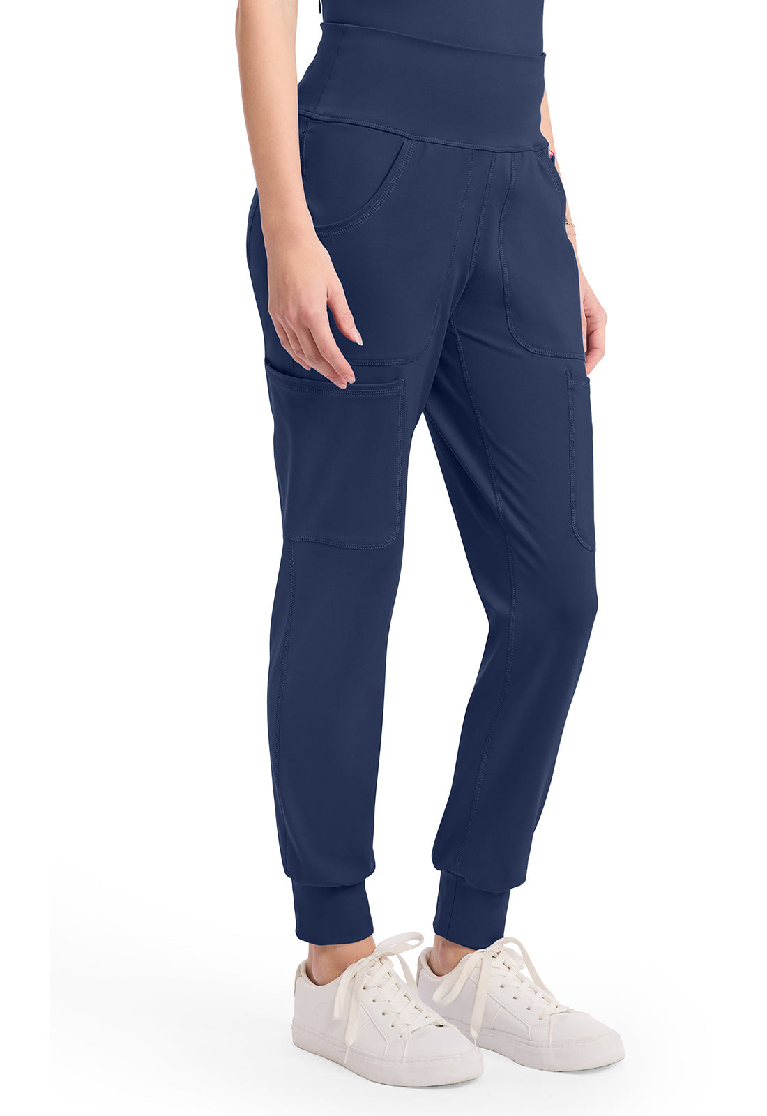 AMP Knit MC152 Wide Waistband Jogger Navy