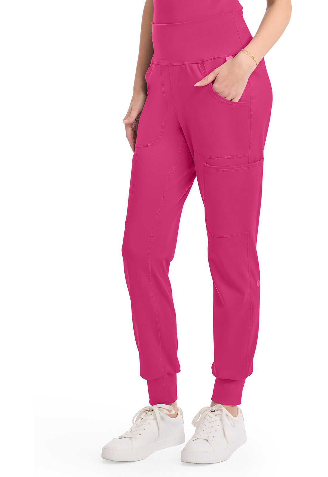 Amp Knit MC152 Women's Scrub Joggers Pink Power