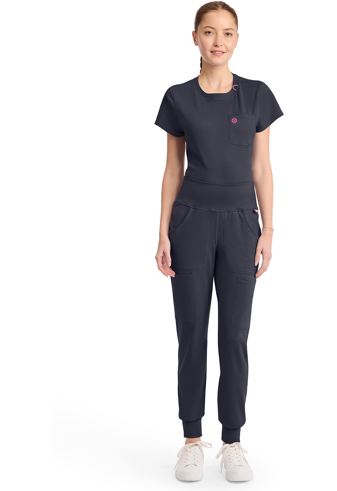 Amp Knit MC152 Women's Scrub Joggers Pewter