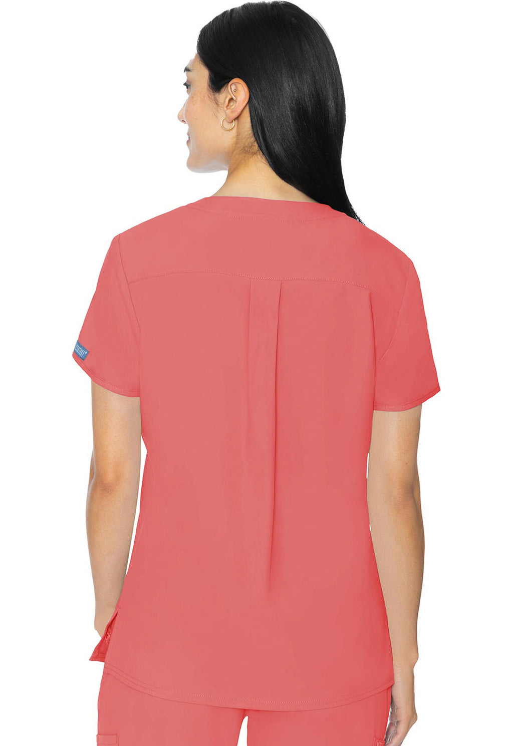 Insight MC2411 Women's 3 Pocket Scrub Top Coral