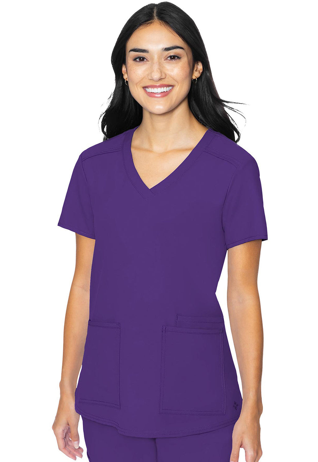 Insight MC2411 Women's 3 Pocket Scrub Top Grape