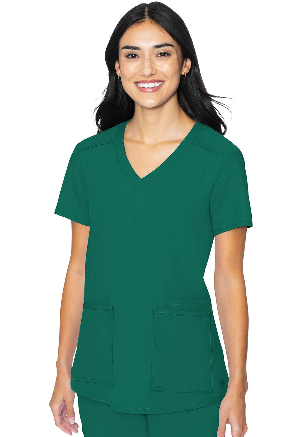 Insight MC2411 Women's 3 Pocket Scrub Top Hunter Green
