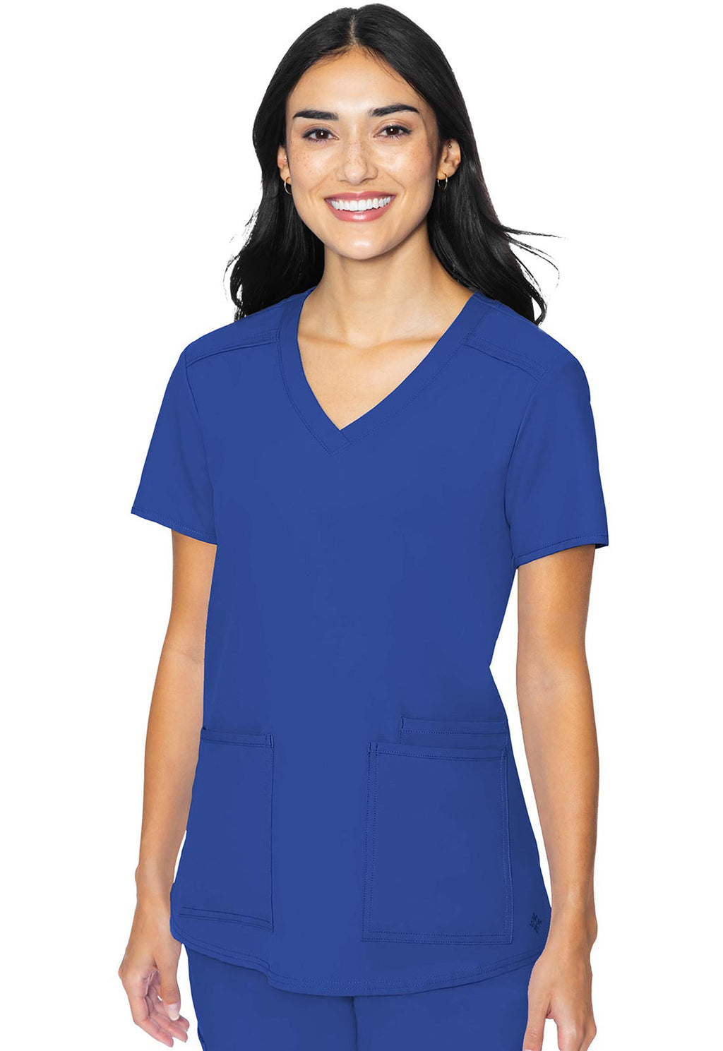 Insight MC2411 Women's 3 Pocket Scrub Top Royal