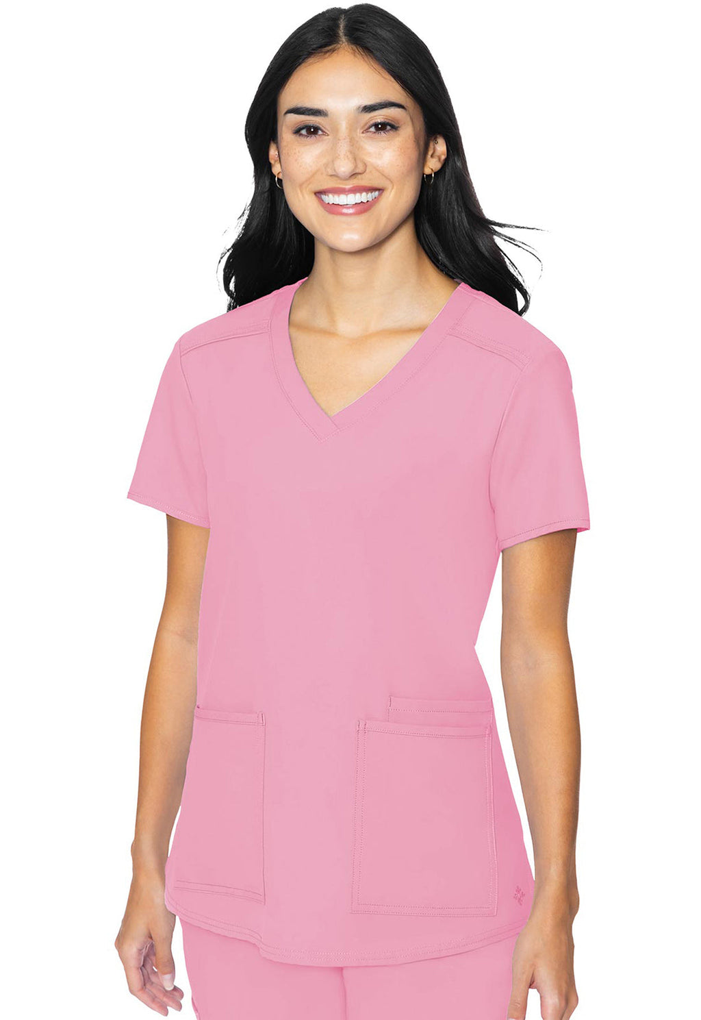Insight MC2411 Women's 3 Pocket Scrub Top Taffy Pink