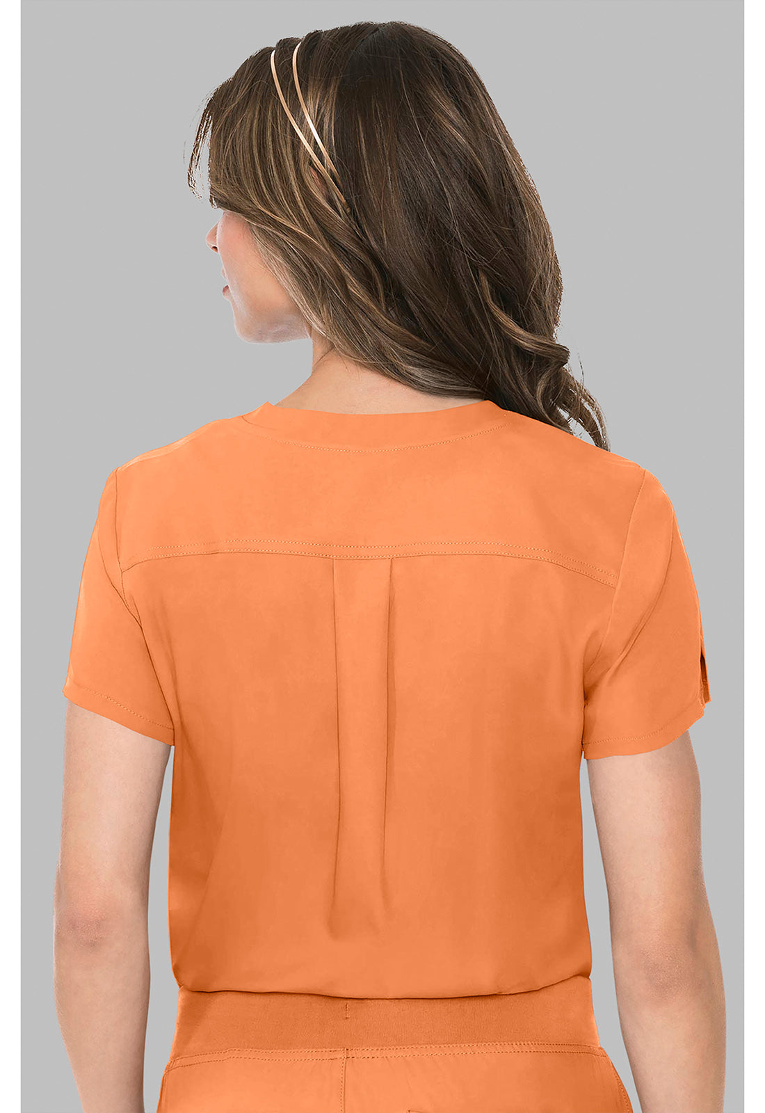 Insight MC2432 Women's One Pocket Tuck-In Scrub Top Papa Don'T Peach