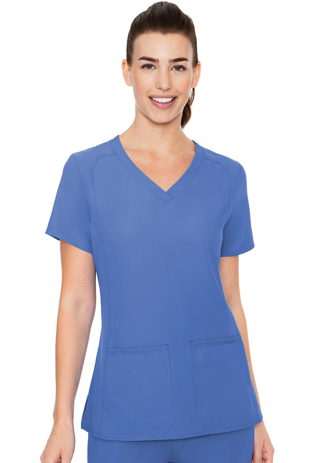 Insight MC2468 Women's Side Pocket Scrub Top Ciel