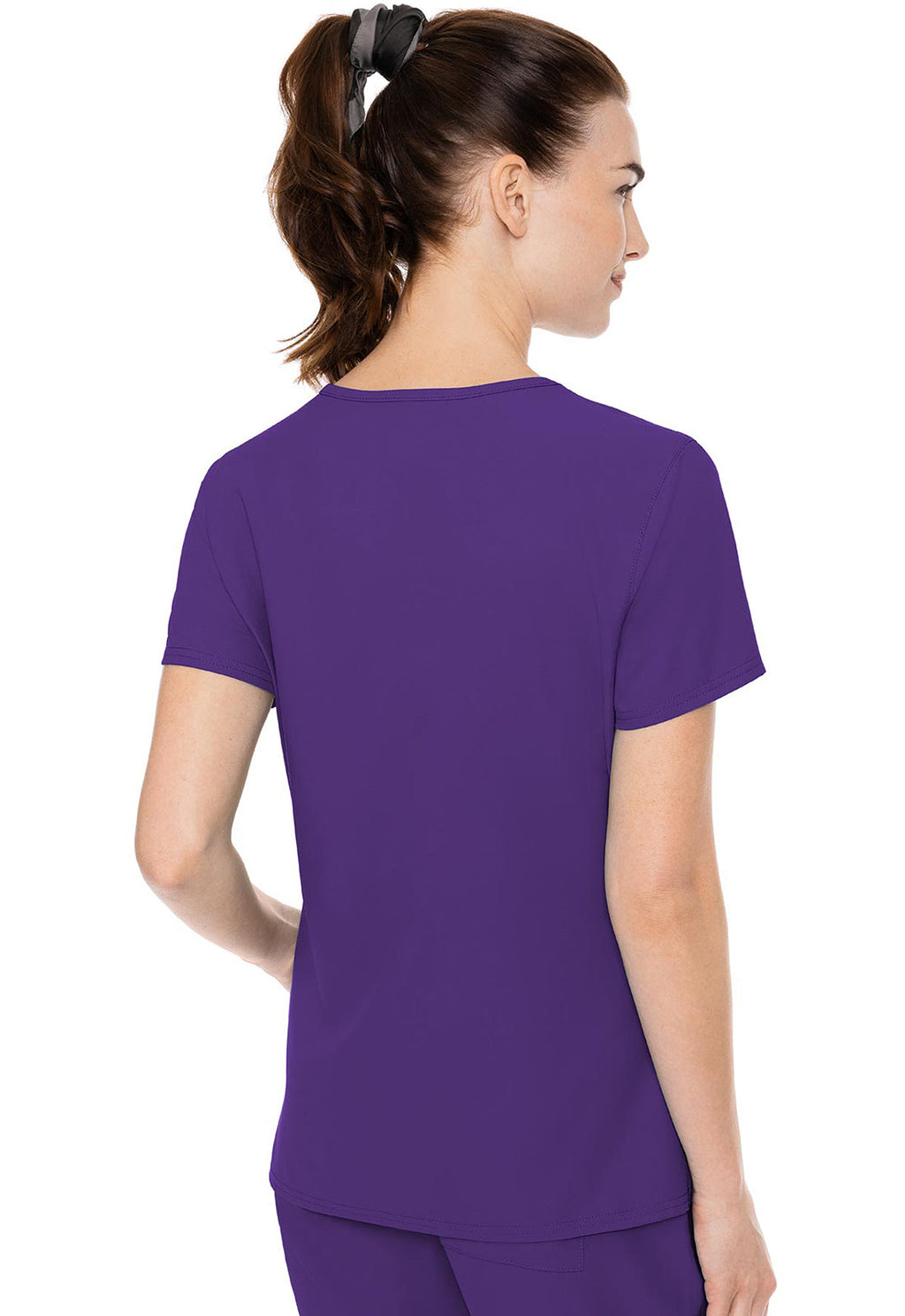 Insight MC2468 Women's Side Pocket Scrub Top Grape