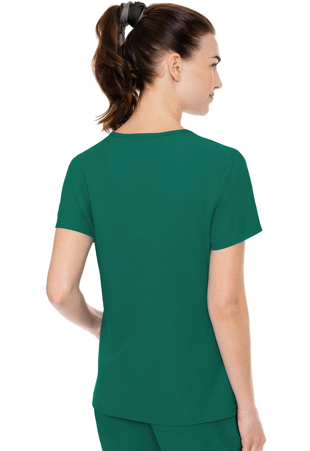 Insight MC2468 Women's Side Pocket Scrub Top Hunter Green