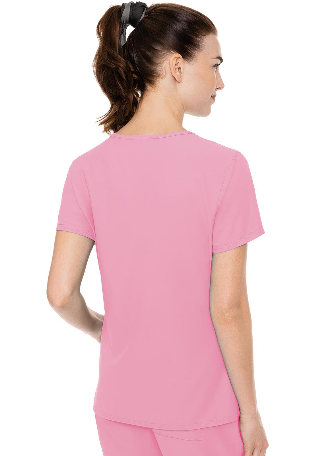 Insight MC2468 Women's Side Pocket Scrub Top Taffy Pink