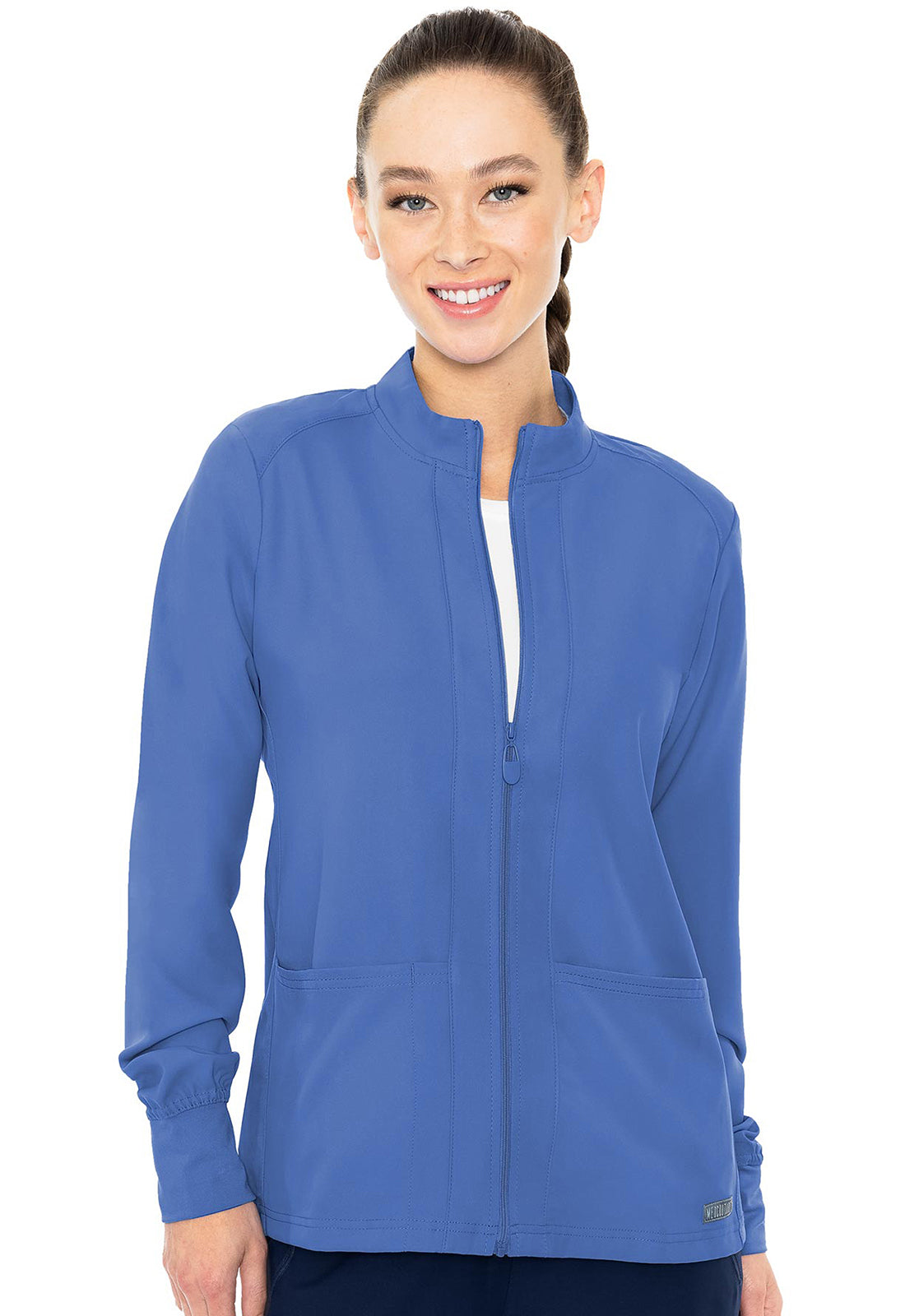 Insight MC2660 Women's Zip Front Warm-Up With Shoulder Yokes Ciel