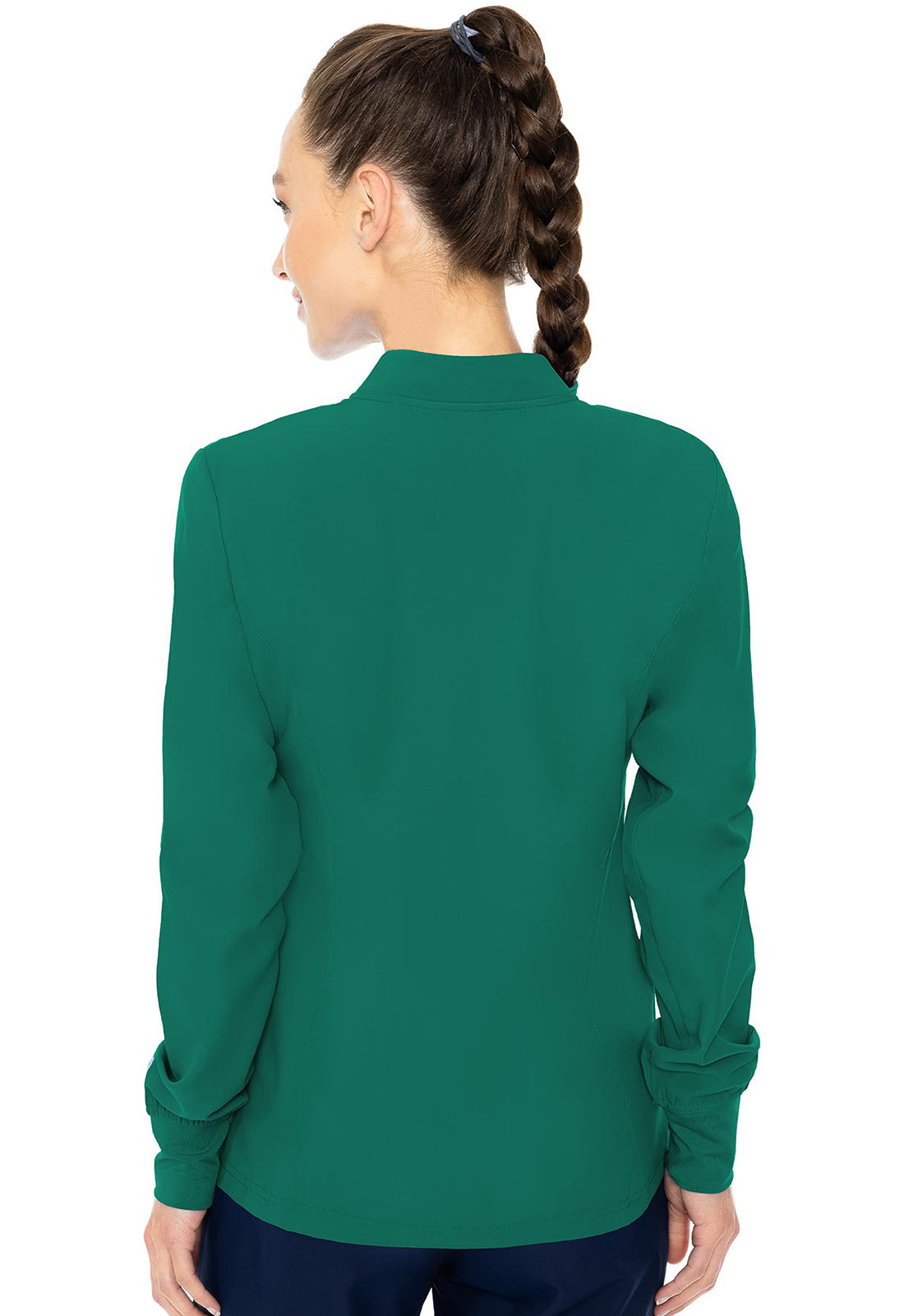 Insight MC2660 Women's Zip Front Warm-Up With Shoulder Yokes Hunter Green