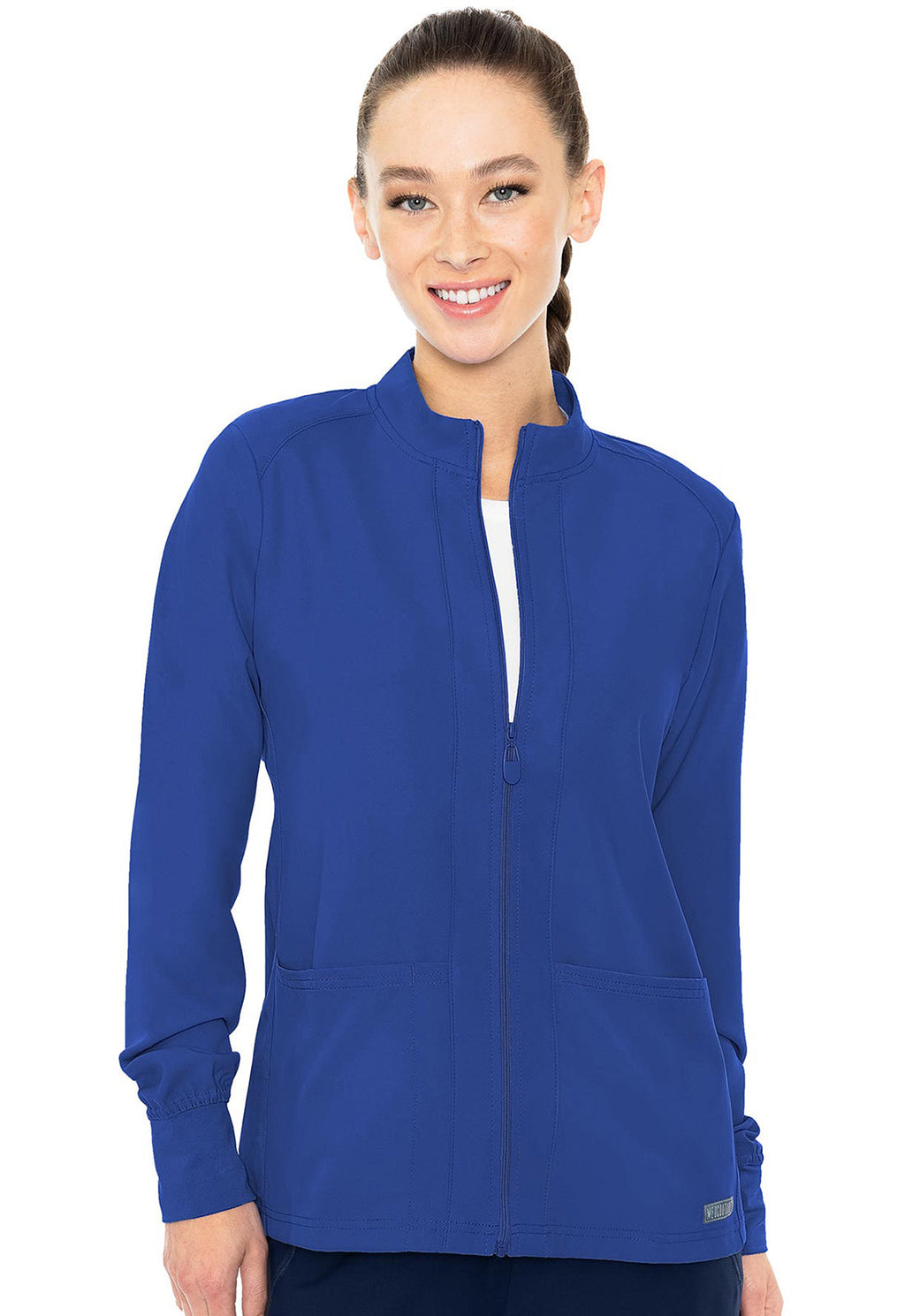 Insight MC2660 Women's Zip Front Warm-Up With Shoulder Yokes Royal