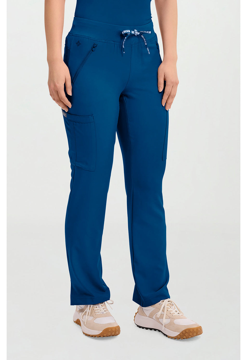 Insight MC2702 Women's Zipper Scrub Pants Ocean Abyss