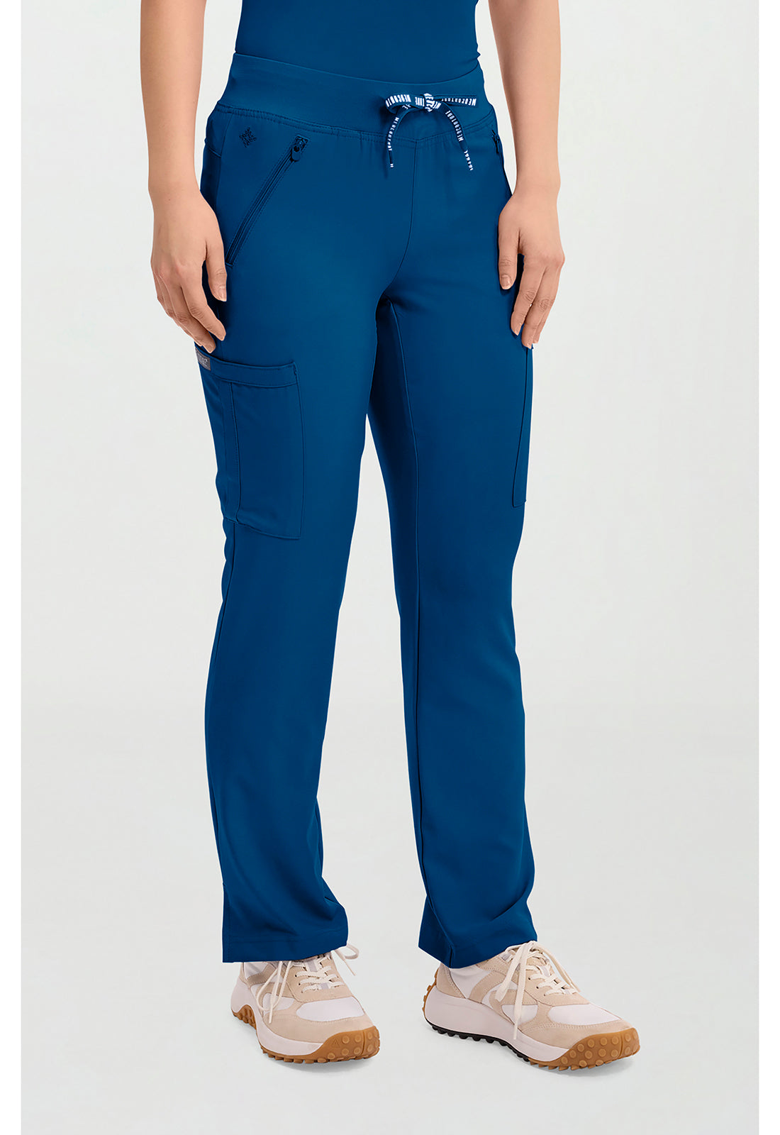 Insight MC2702 Women's Zipper Scrub Pants Ocean Abyss