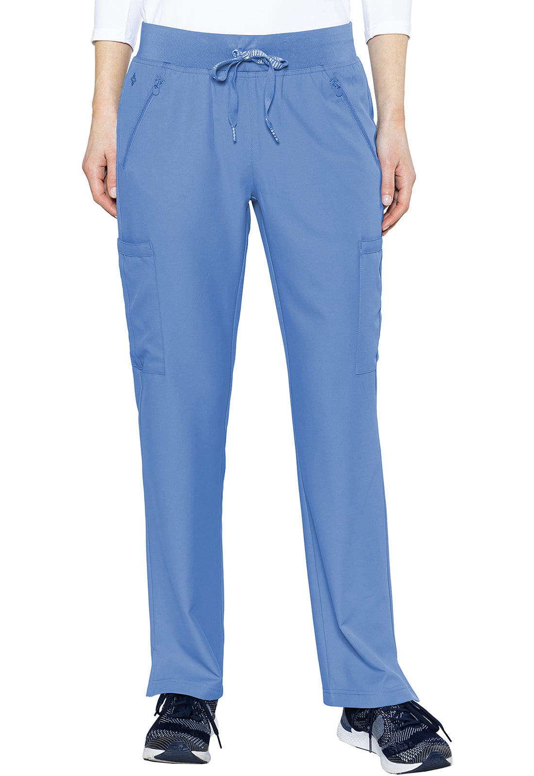 Insight MC2702 Women's Zipper Scrub Pants Ciel