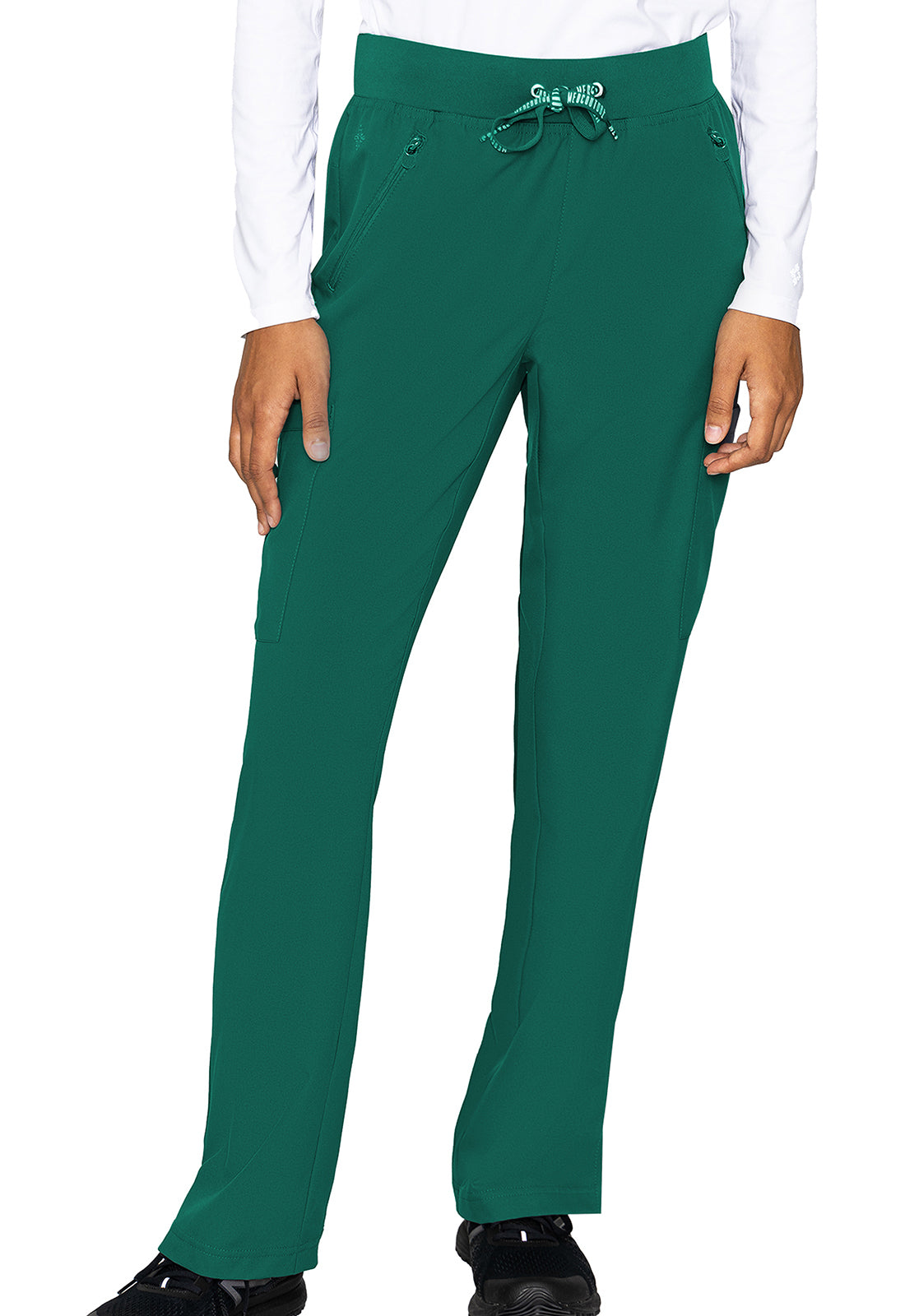 Insight MC2702 Women's Zipper Scrub Pants Hunter Green