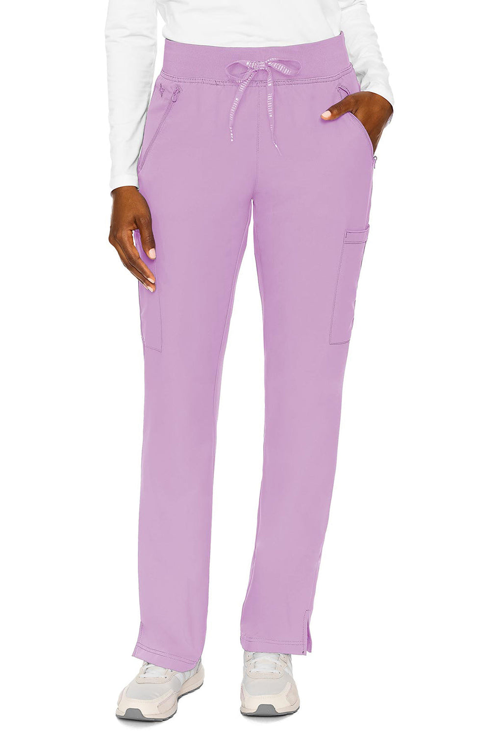 Insight MC2702 Women's Zipper Scrub Pants Lilac