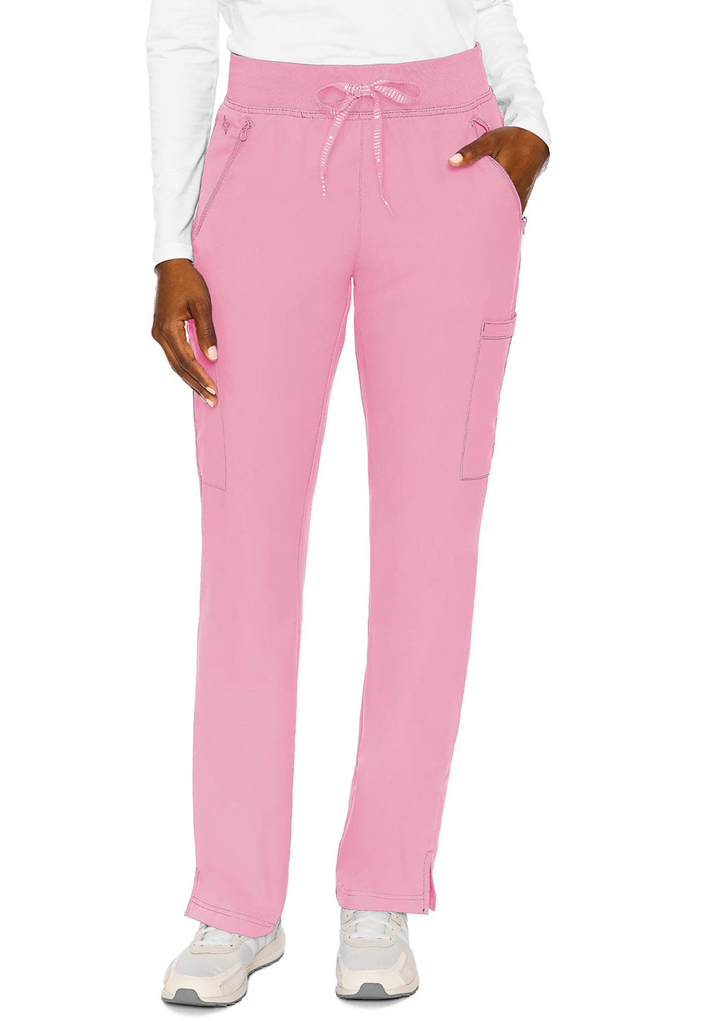 Insight MC2702 Women's Zipper Scrub Pants Taffy Pink