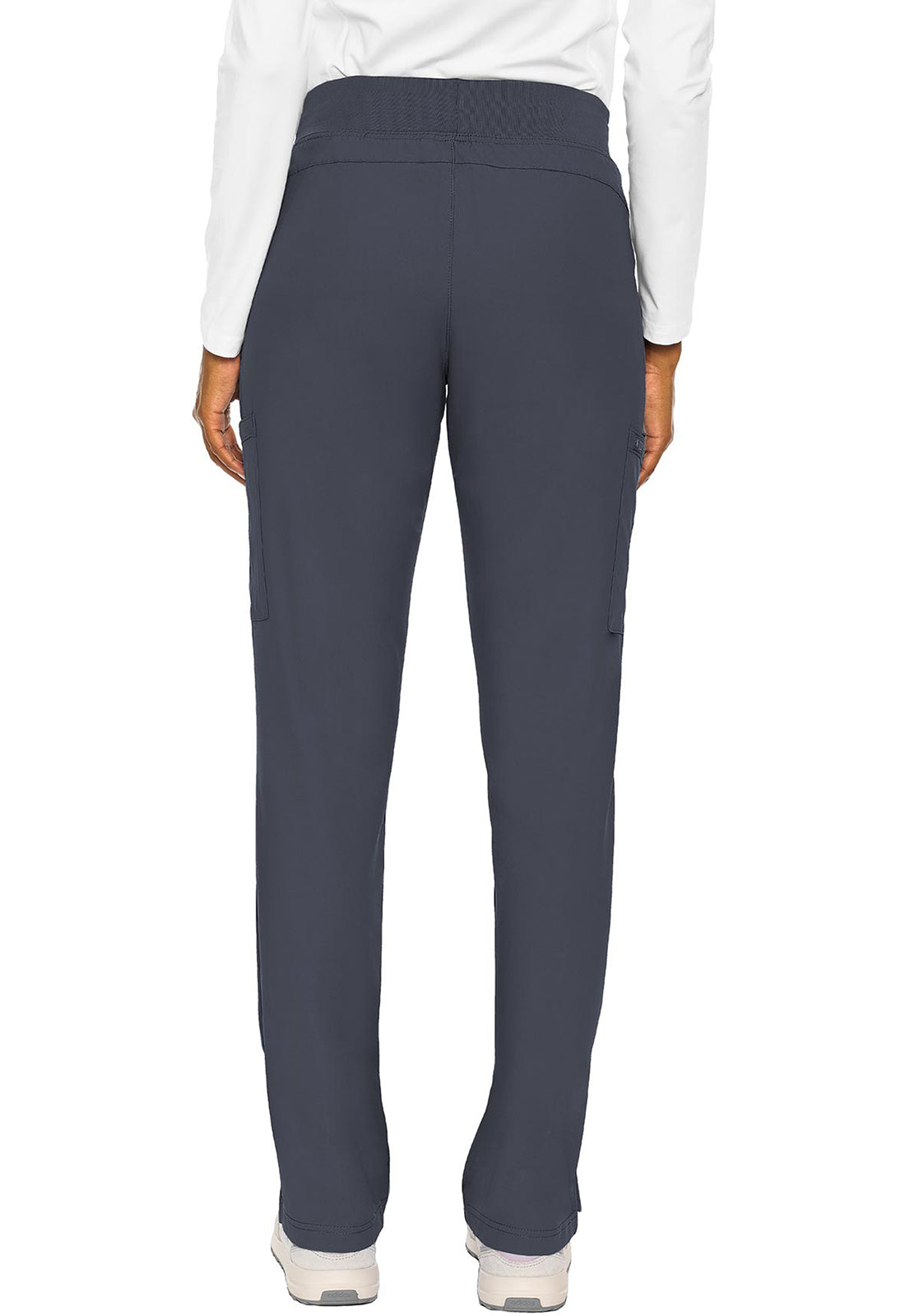 Insight MC2702 Women's Zipper Scrub Pants Pewter