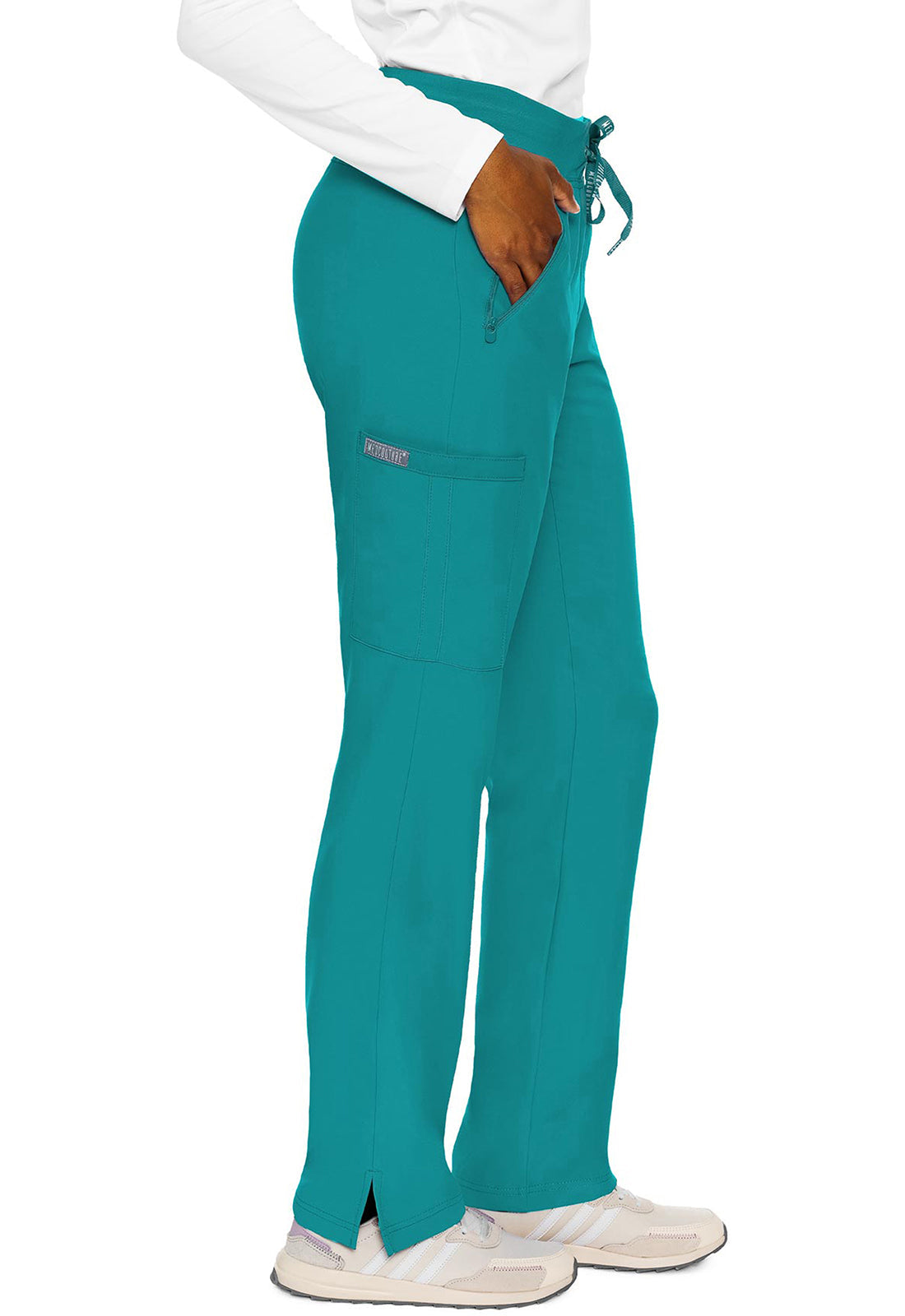 Insight MC2702 Women's Zipper Scrub Pants Teal