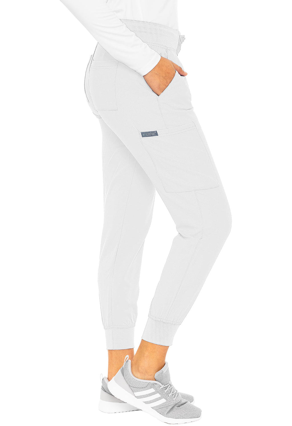 Insight MC2711W Women's Scrub Joggers White