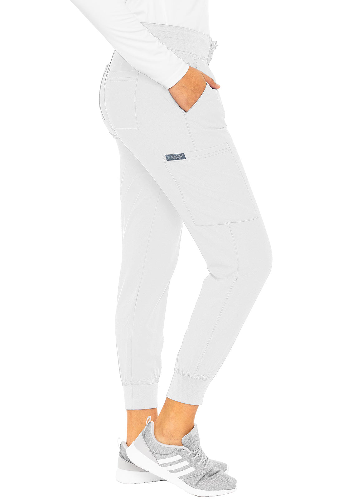 Insight MC2711W Women's Scrub Joggers White