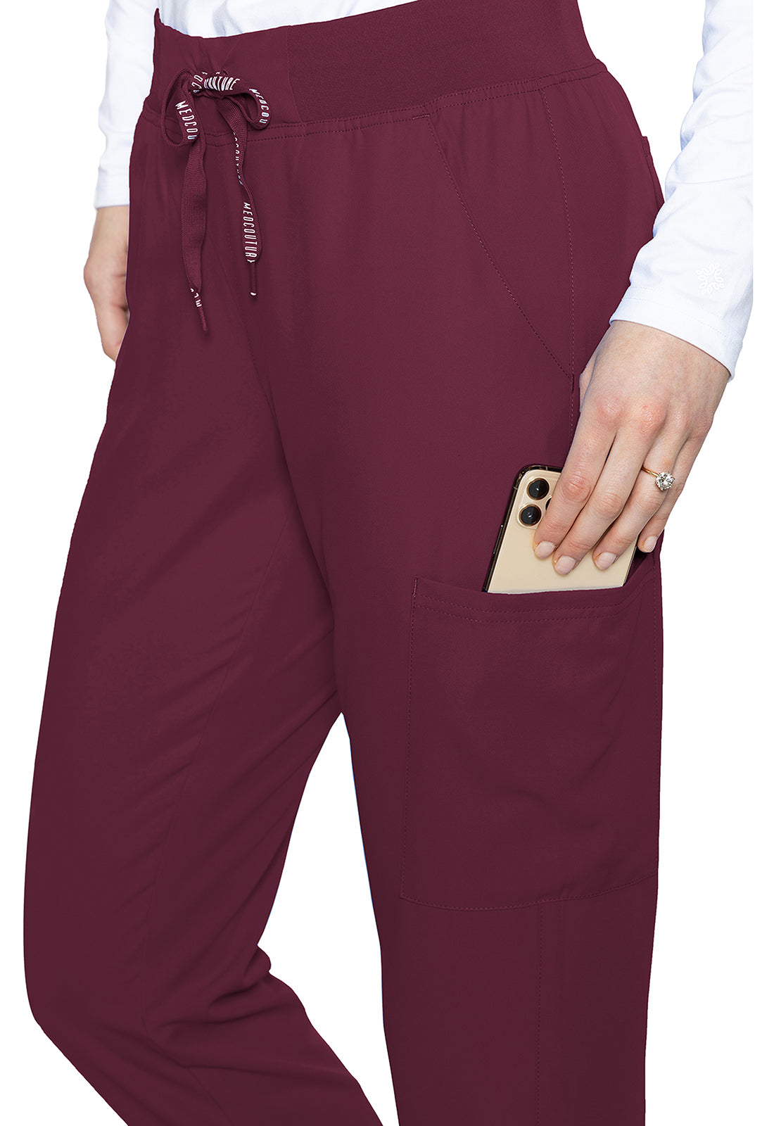 Insight MC2711 Women's Scrub Joggers Wine